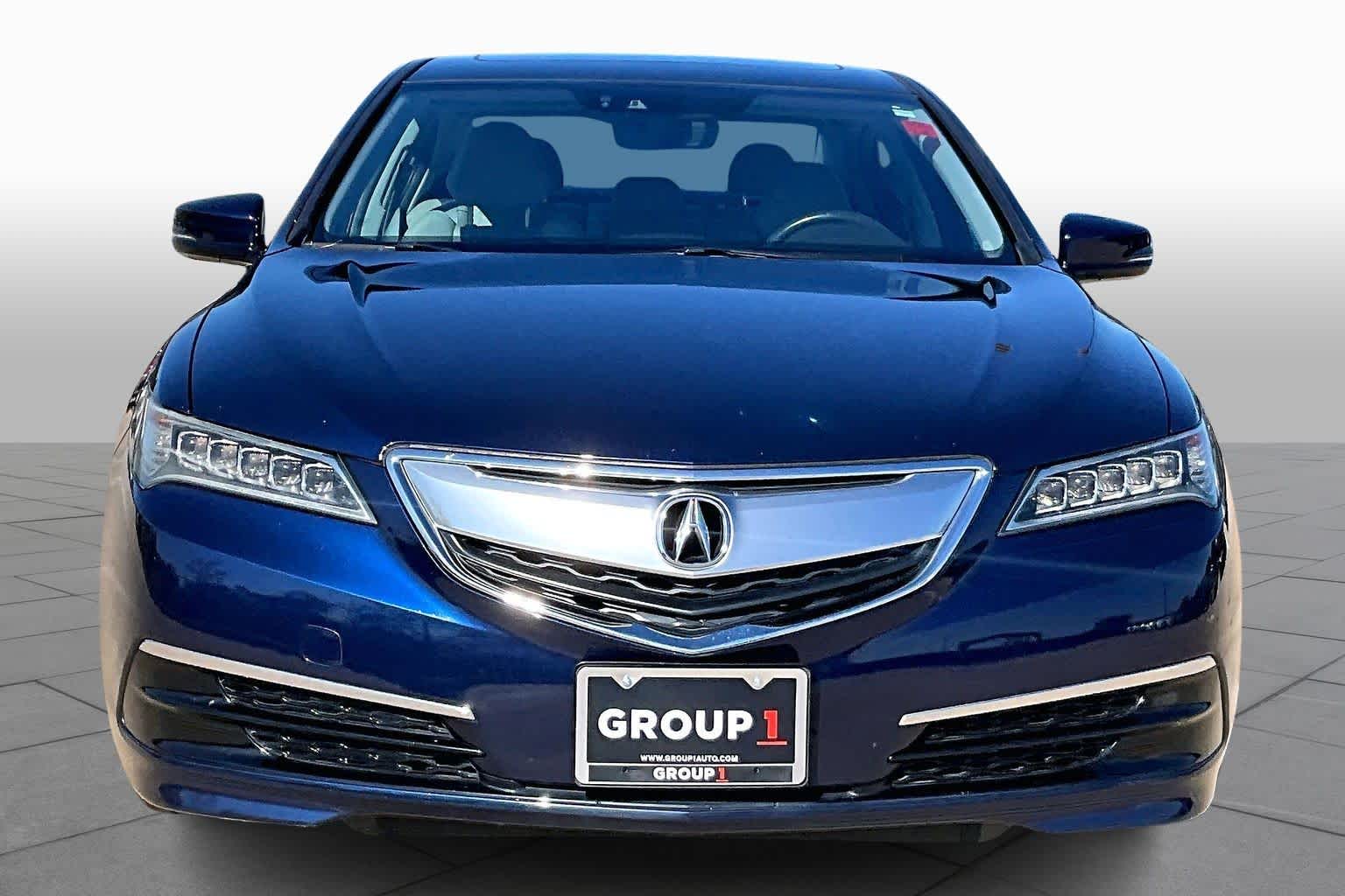 2015 Acura TLX V6 Tech Fathom Blue Pearl at AutoNation Ford Gulf Fwy