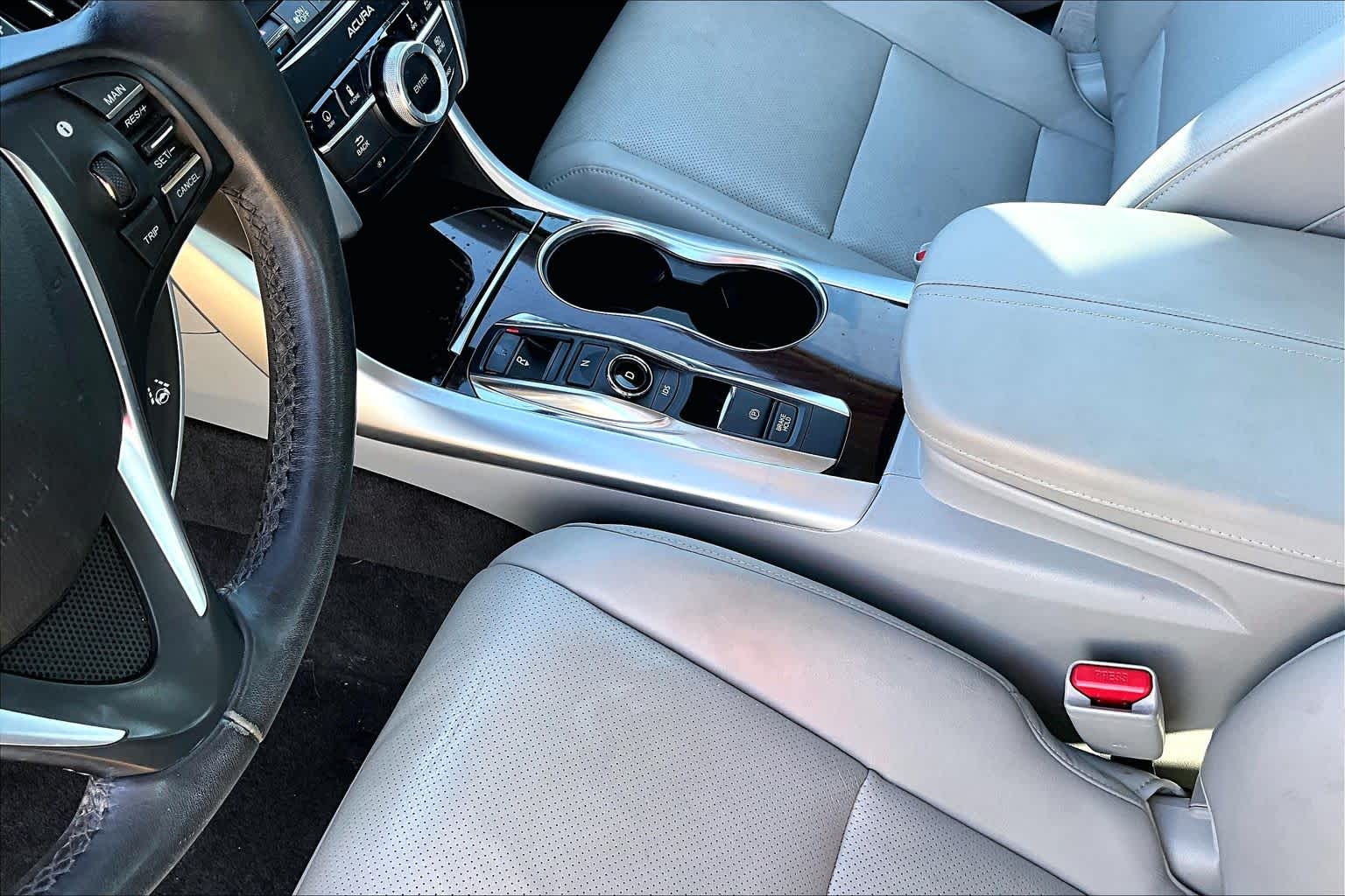 2015 Acura TLX V6 Tech Fathom Blue Pearl at AutoNation Ford Gulf Fwy