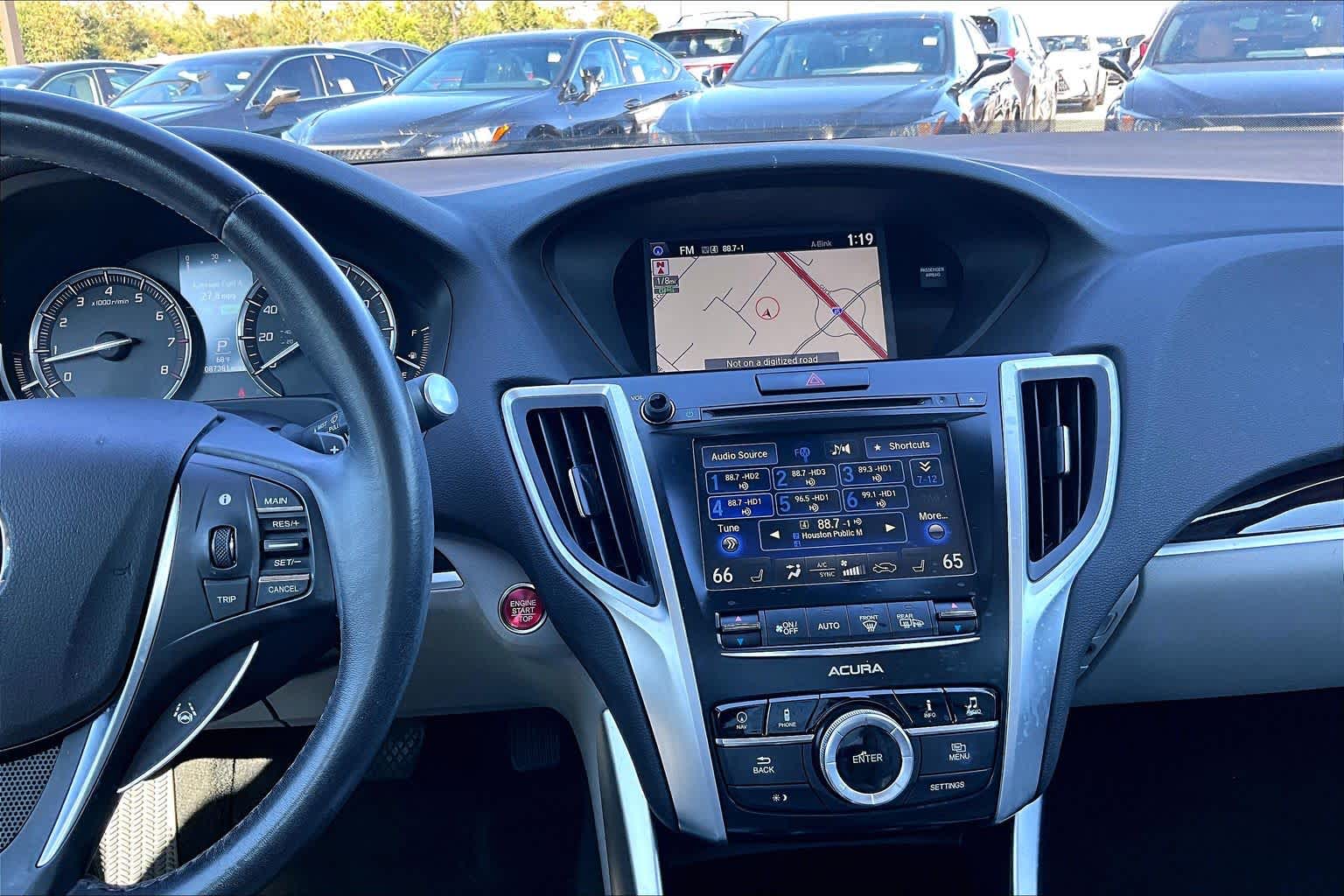 2015 Acura TLX V6 Tech Fathom Blue Pearl at AutoNation Ford Gulf Fwy