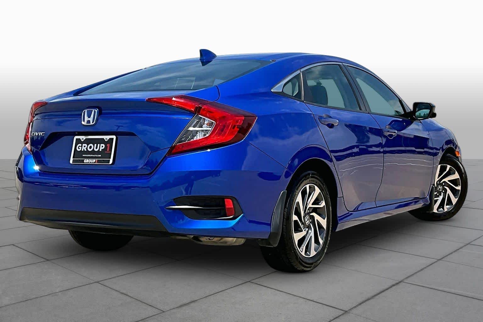 2018 Honda Civic Sedan EX Lunar Silver Metallic at AutoNation USA Houston