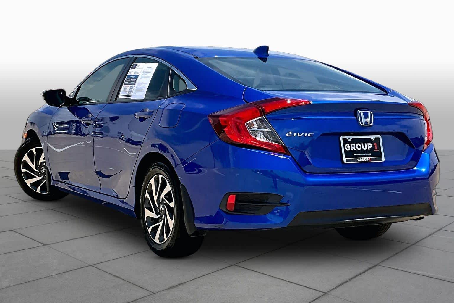 2018 Honda Civic Sedan EX Lunar Silver Metallic at AutoNation USA Houston