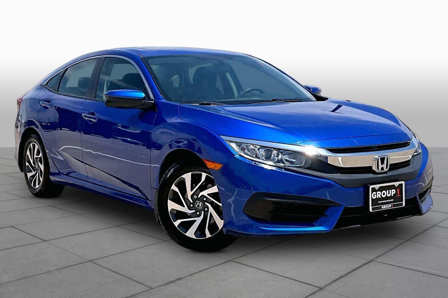 2018 Honda Civic Sedan EX Lunar Silver Metallic at AutoNation USA Houston