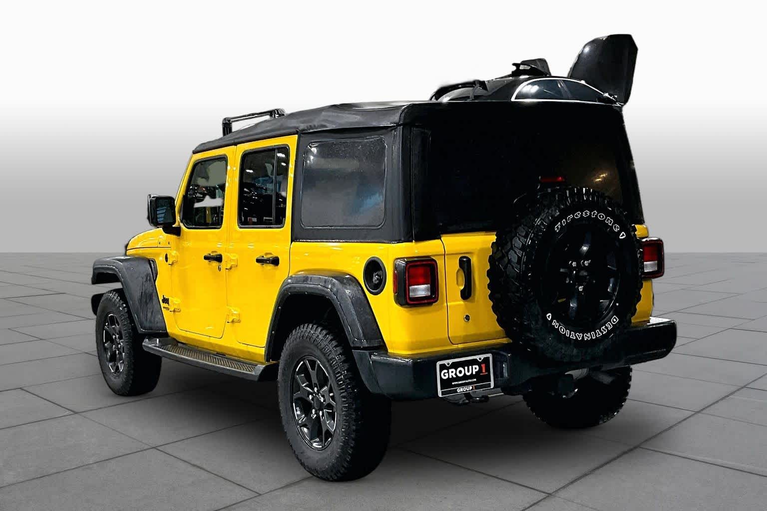 2021 Jeep Wrangler Unlimited Willys Sport Hellayella Clearcoat at Turner Chevrolet