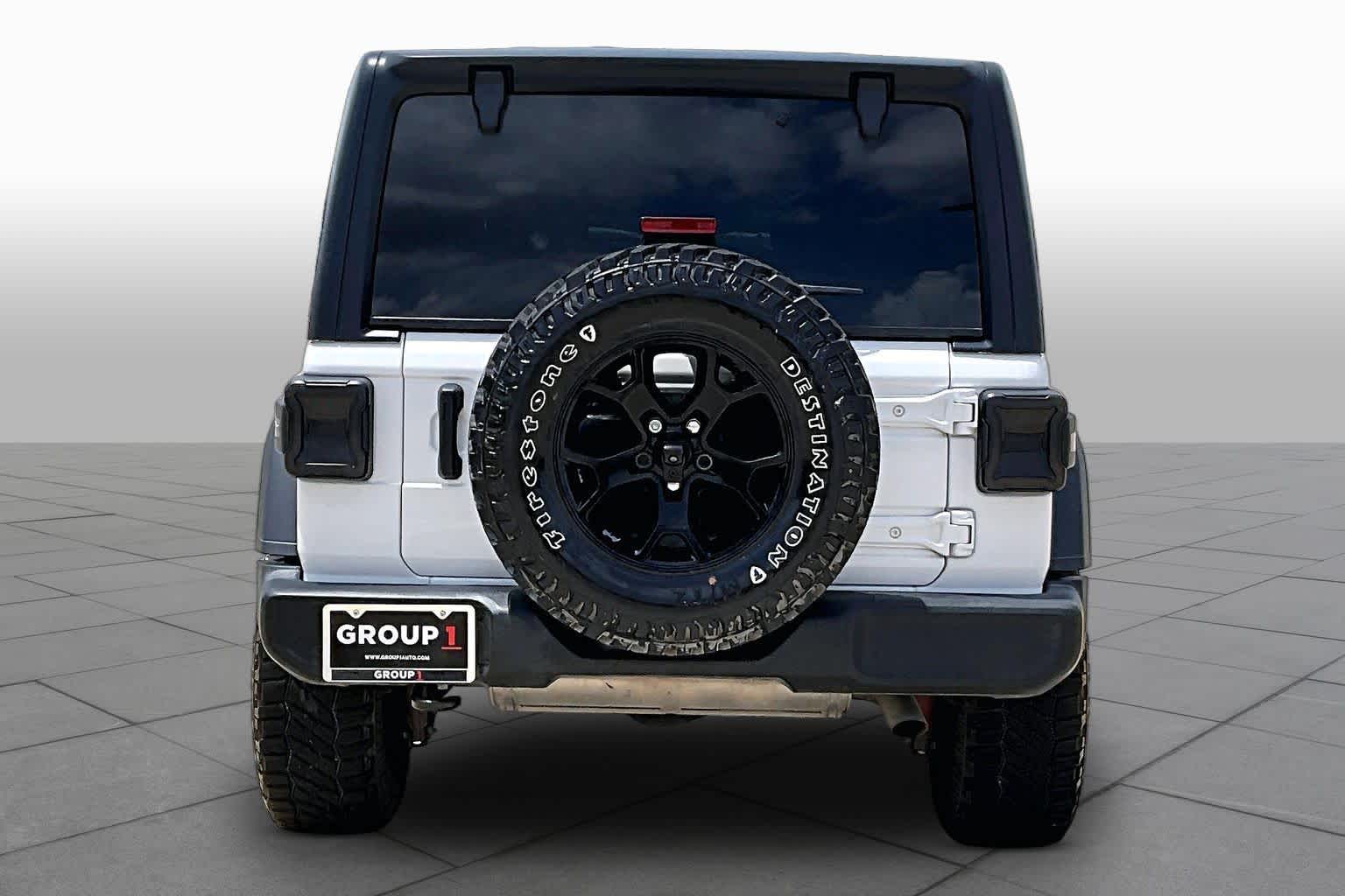 2021 Jeep Wrangler Unlimited Willys Bright White Clearcoat at Lexus Southwest Houston