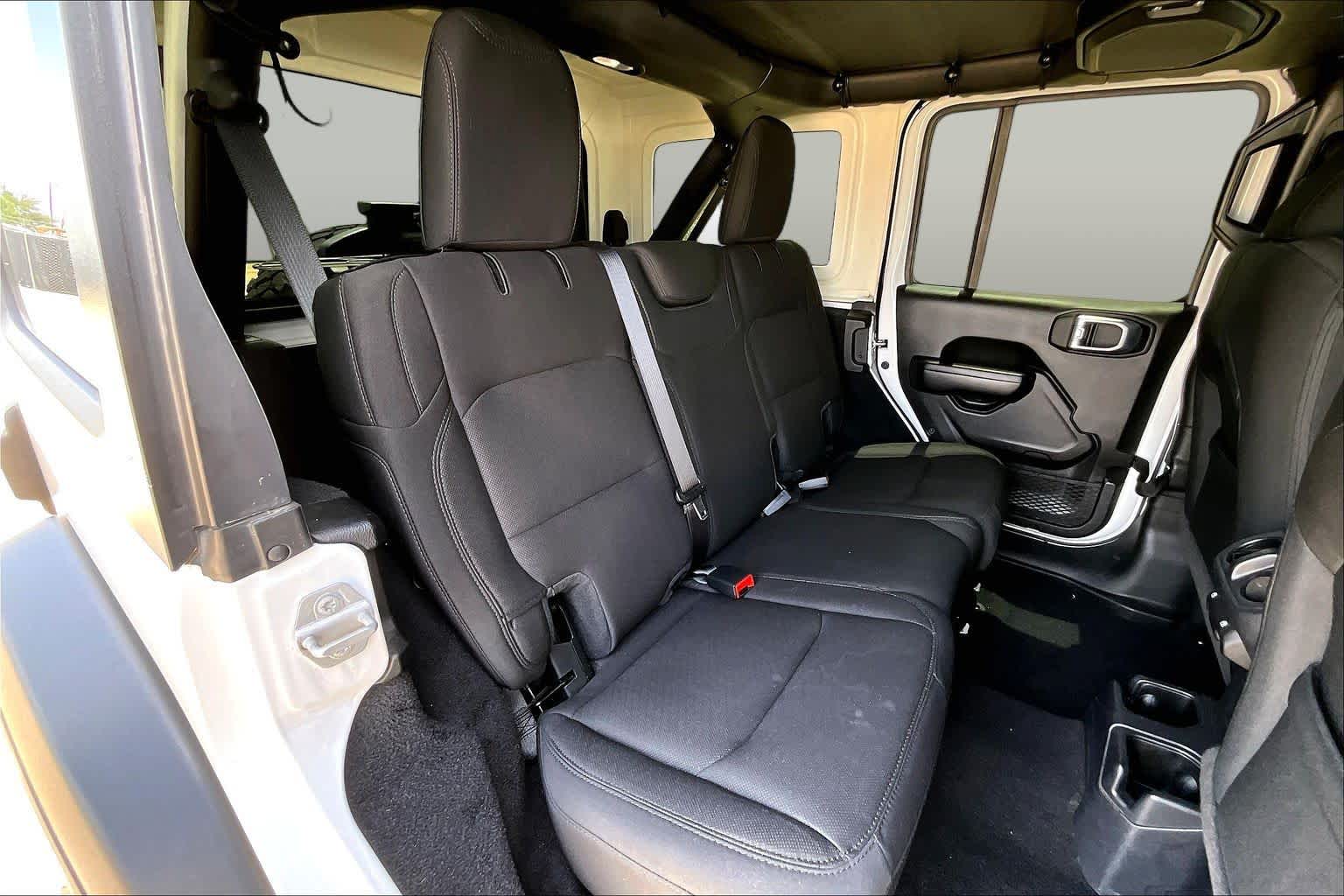2021 Jeep Wrangler Unlimited Willys Bright White Clearcoat at Lexus Southwest Houston