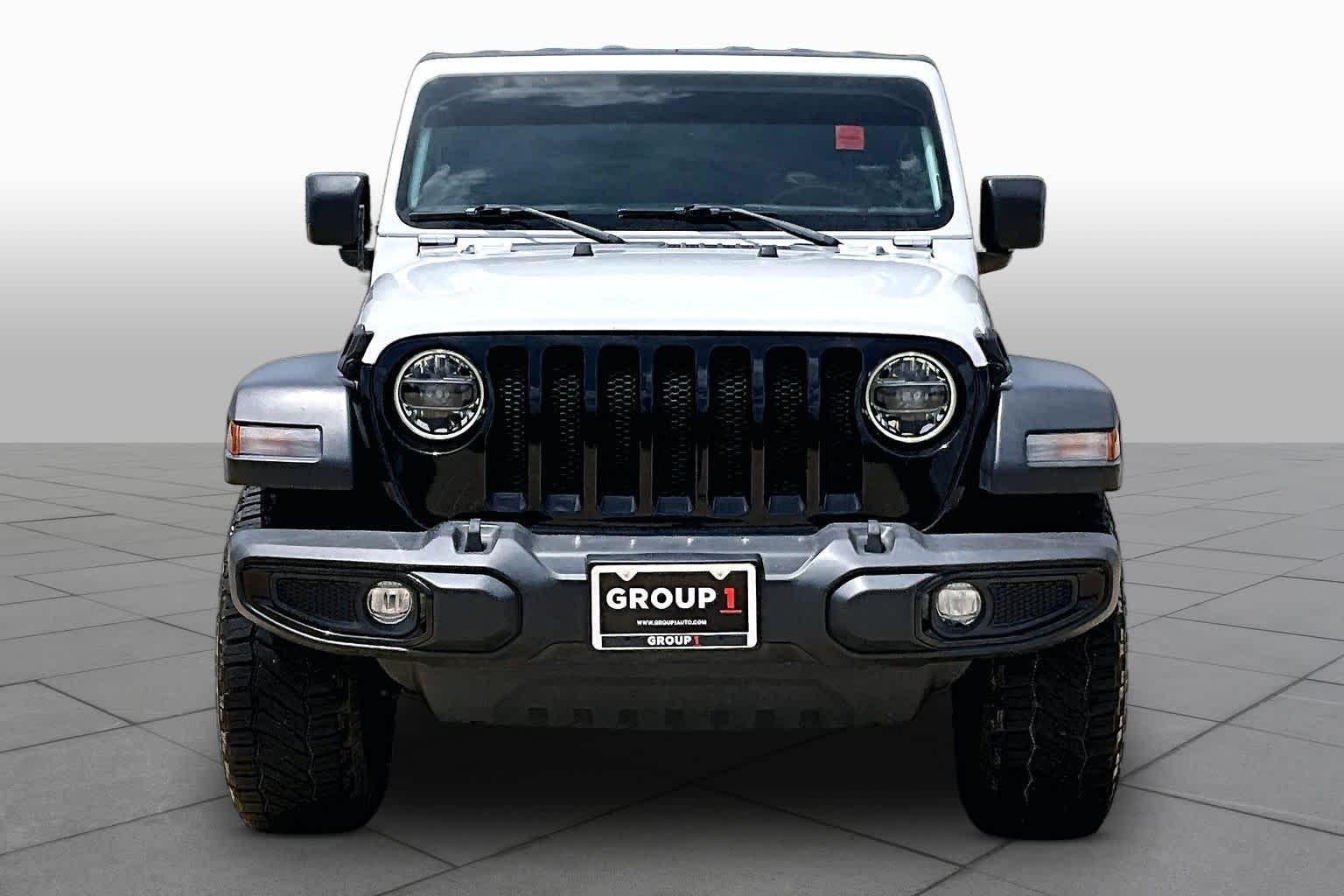 2021 Jeep Wrangler Unlimited Willys Bright White Clearcoat at Lexus Southwest Houston