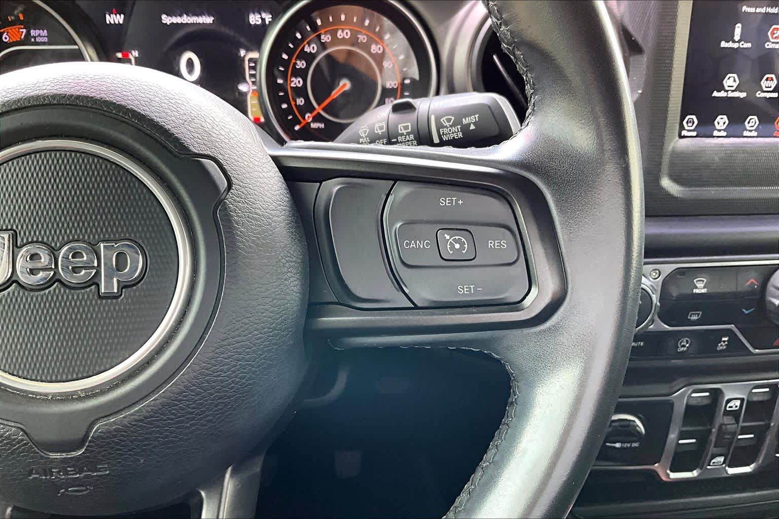 2021 Jeep Wrangler Unlimited Willys Bright White Clearcoat at Lexus Southwest Houston