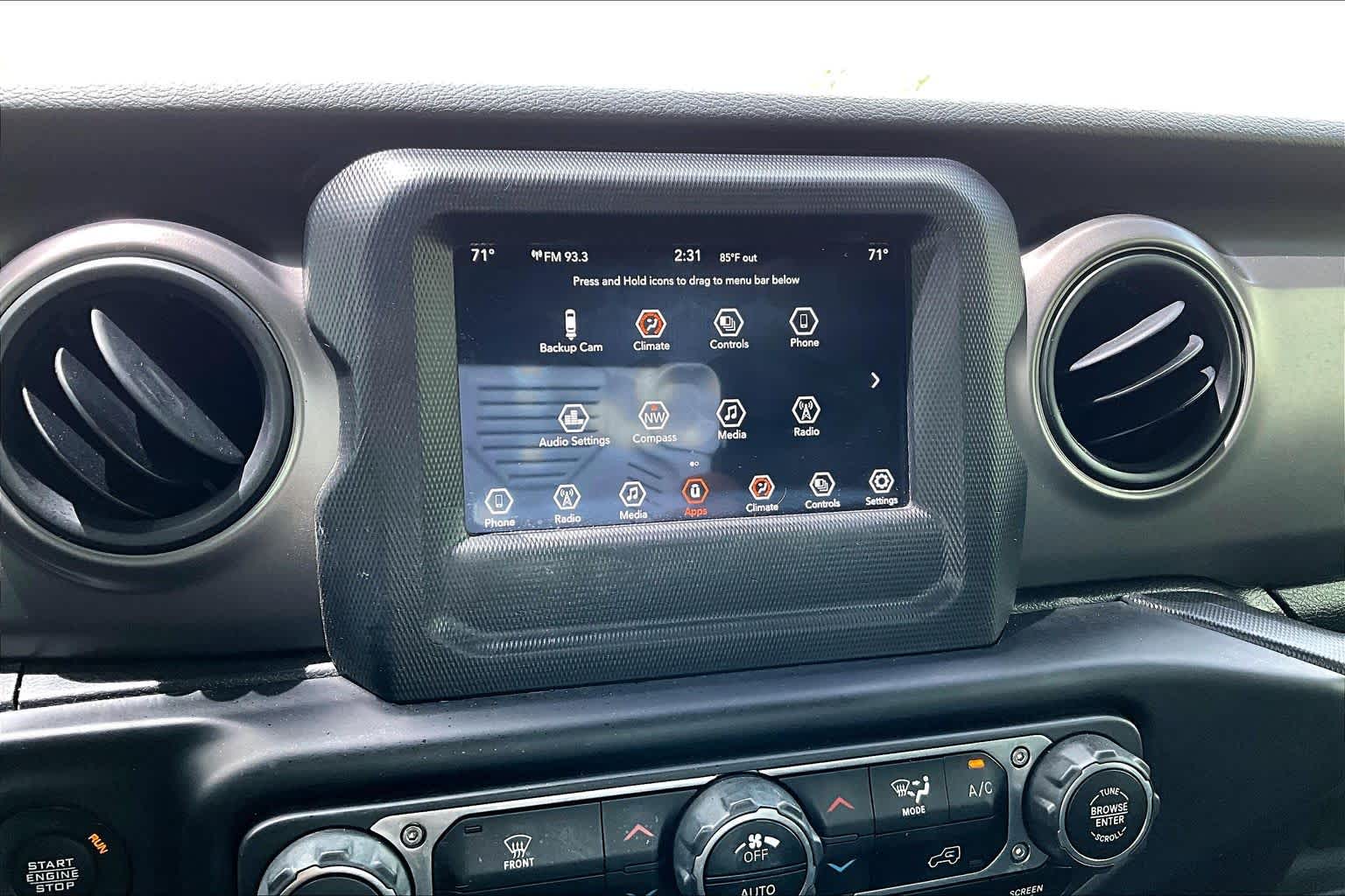 2021 Jeep Wrangler Unlimited Willys Bright White Clearcoat at Lexus Southwest Houston