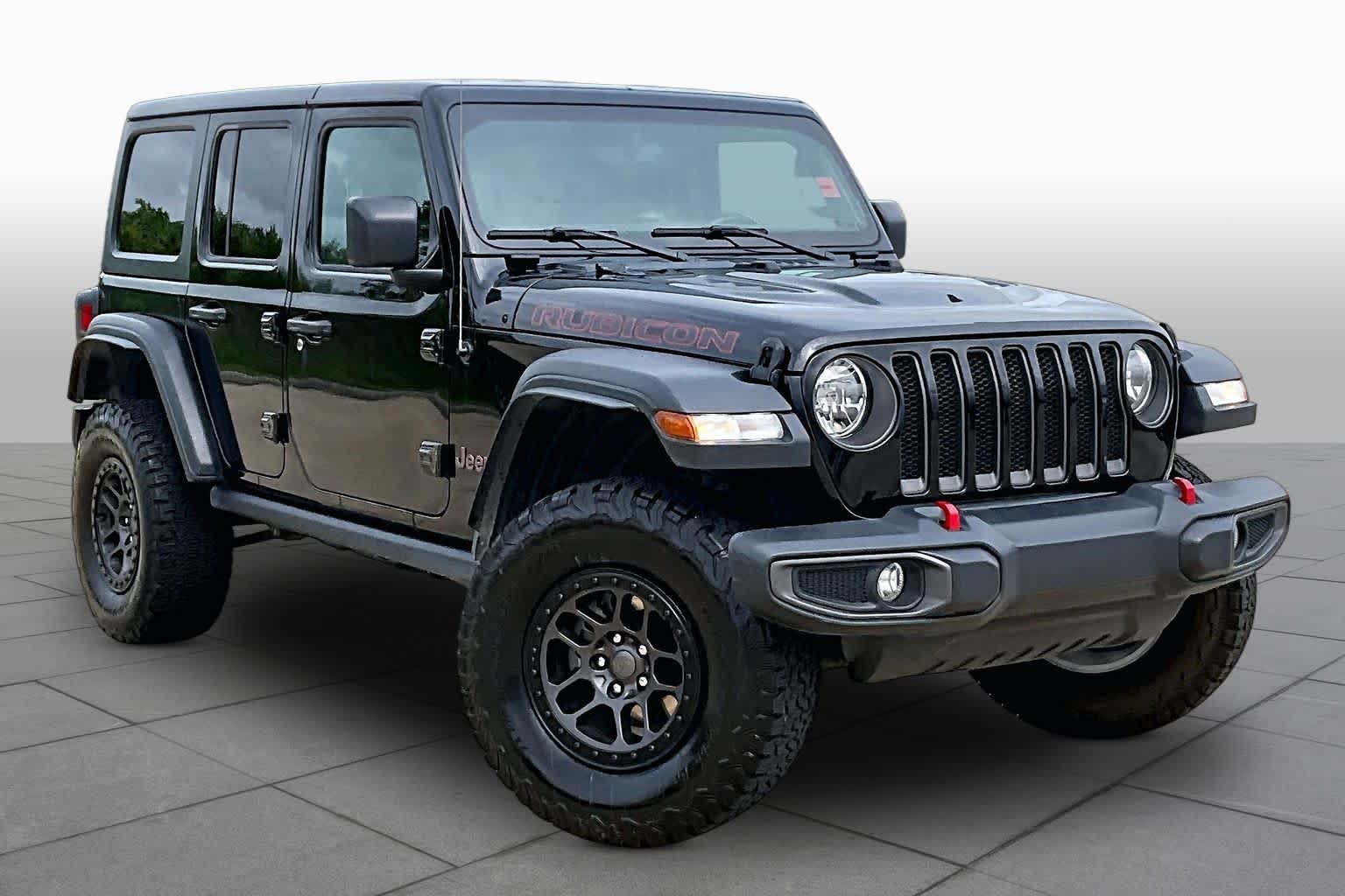 2022 Jeep Wrangler Unlimited Rubicon Black Clearcoat at Group 1 Toyota Southwest