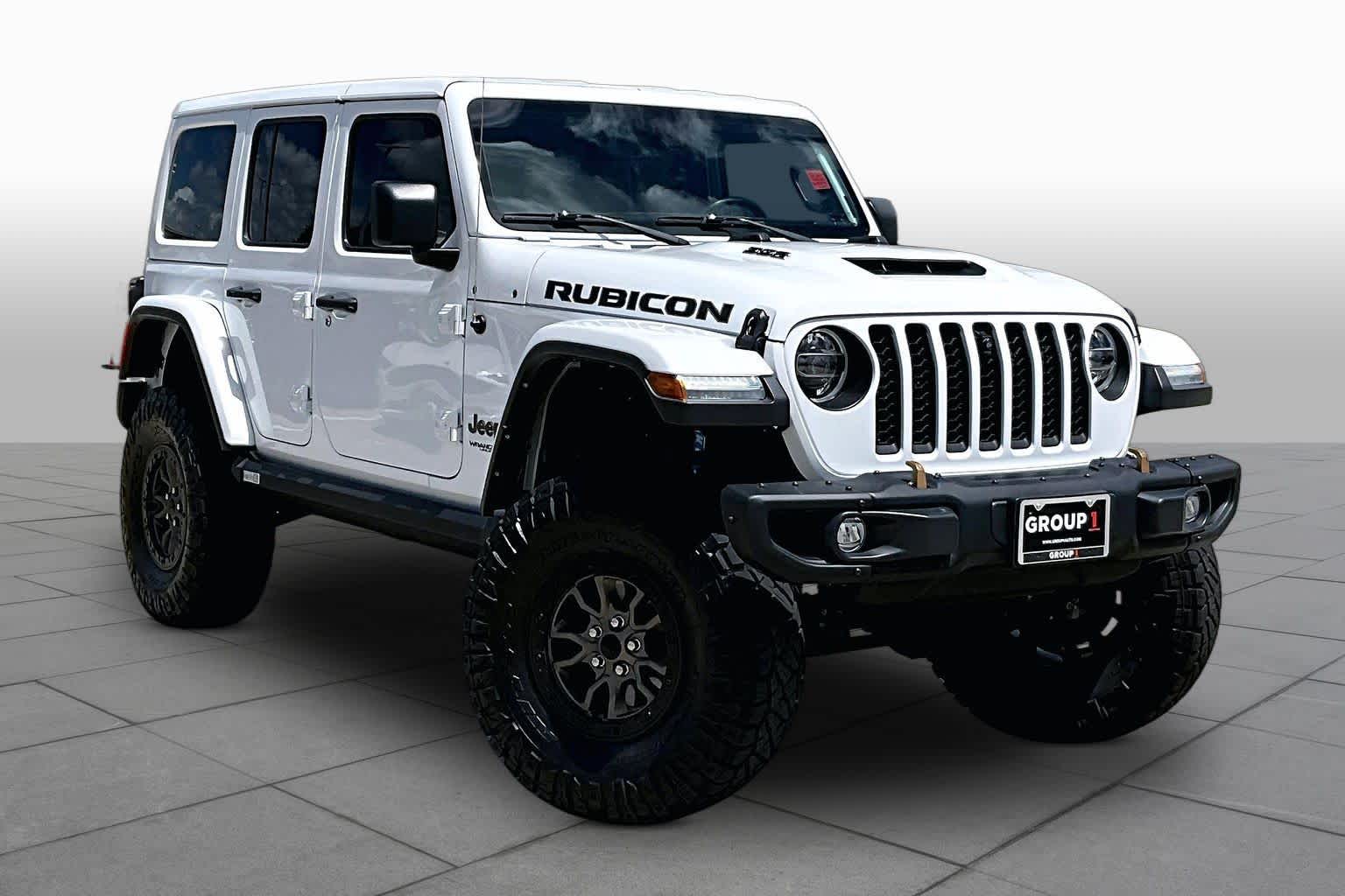 2022 Jeep Wrangler Unlimited Rubicon 392 Bright White Clearcoat at Lexus Southwest Houston