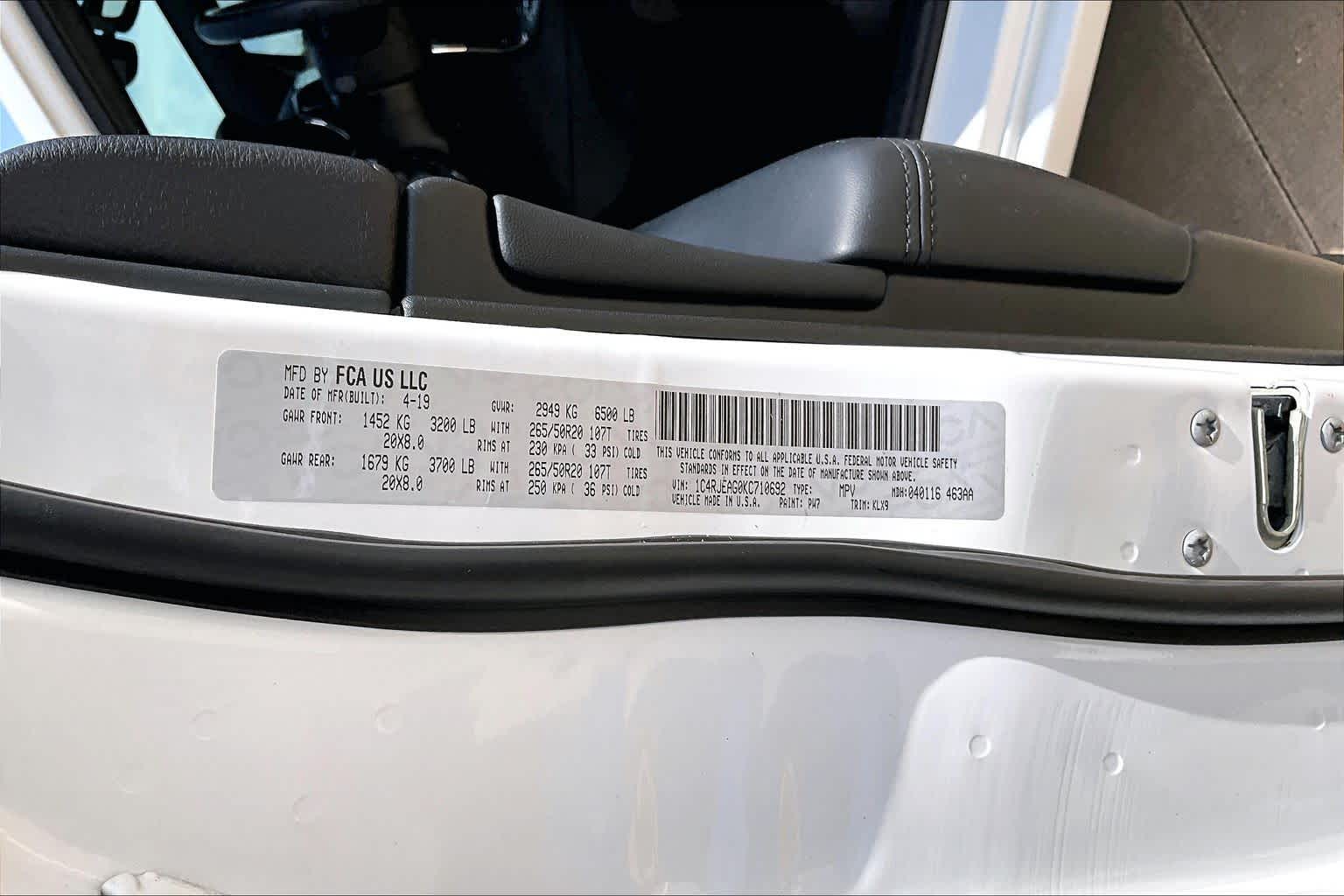 2019 Jeep Grand Cherokee Altitude Bright White Clearcoat at Friendly Ford Crosby