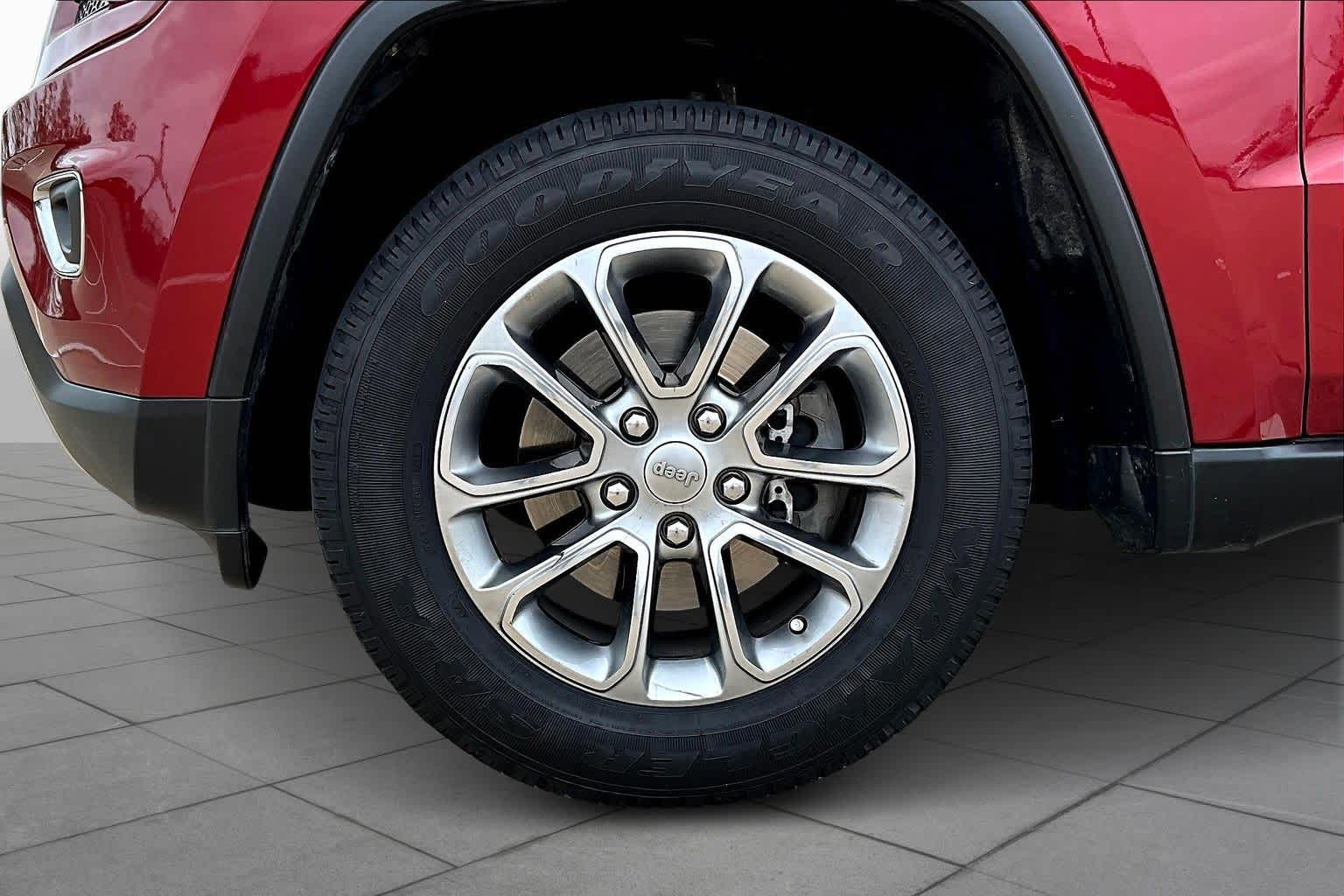 2015 Jeep Grand Cherokee Limited Deep Cherry Red Crystal Pearlcoat at Beck & Masten Kia