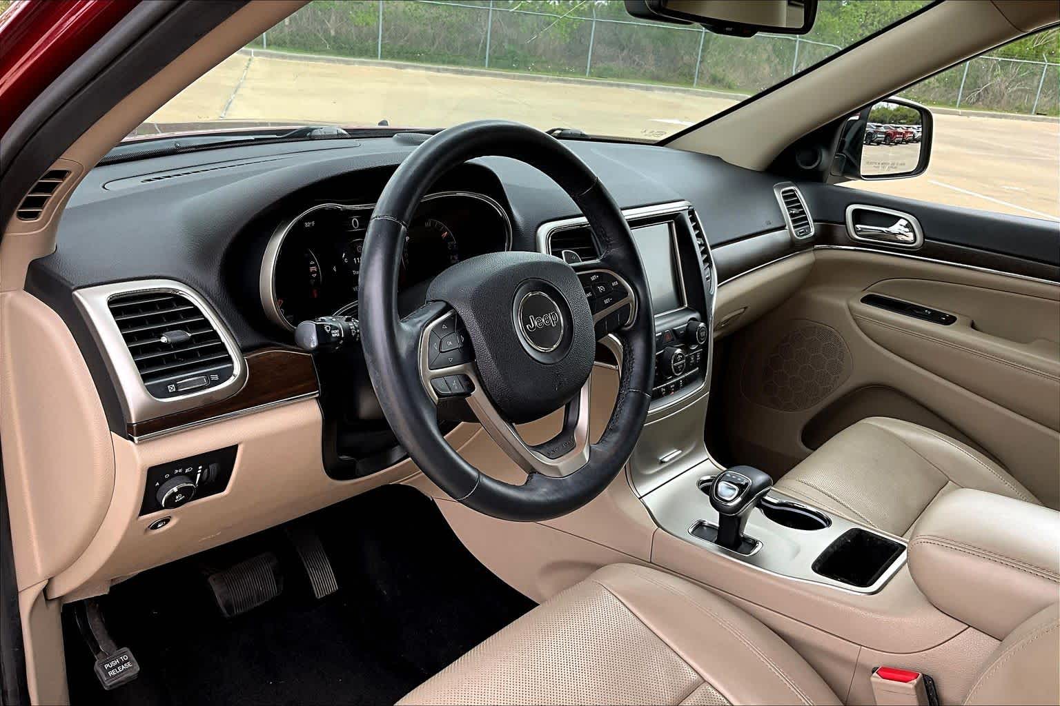 2015 Jeep Grand Cherokee Limited Deep Cherry Red Crystal Pearlcoat at Beck & Masten Kia