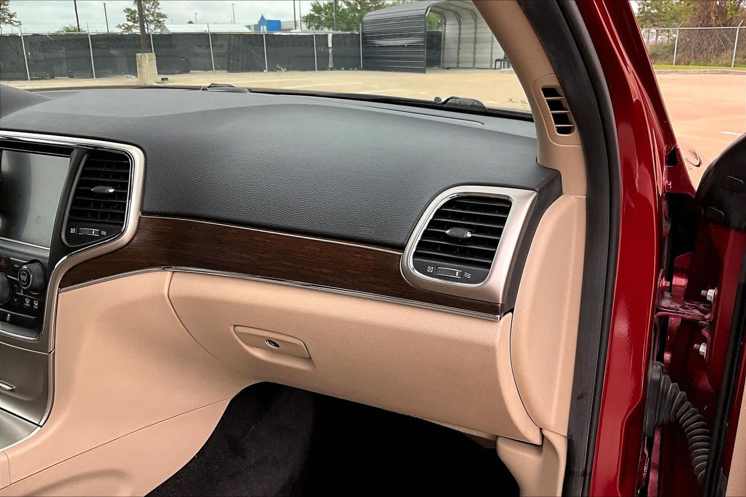 2015 Jeep Grand Cherokee Limited Deep Cherry Red Crystal Pearlcoat at Beck & Masten Kia