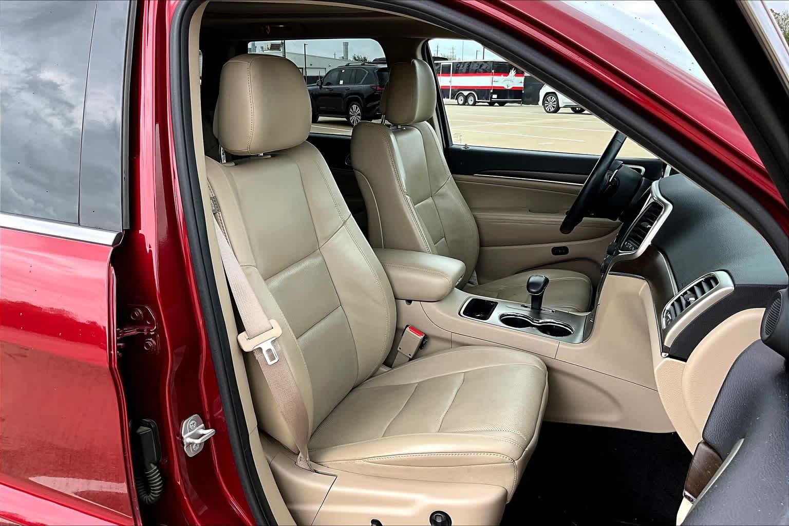 2015 Jeep Grand Cherokee Limited Deep Cherry Red Crystal Pearlcoat at Beck & Masten Kia