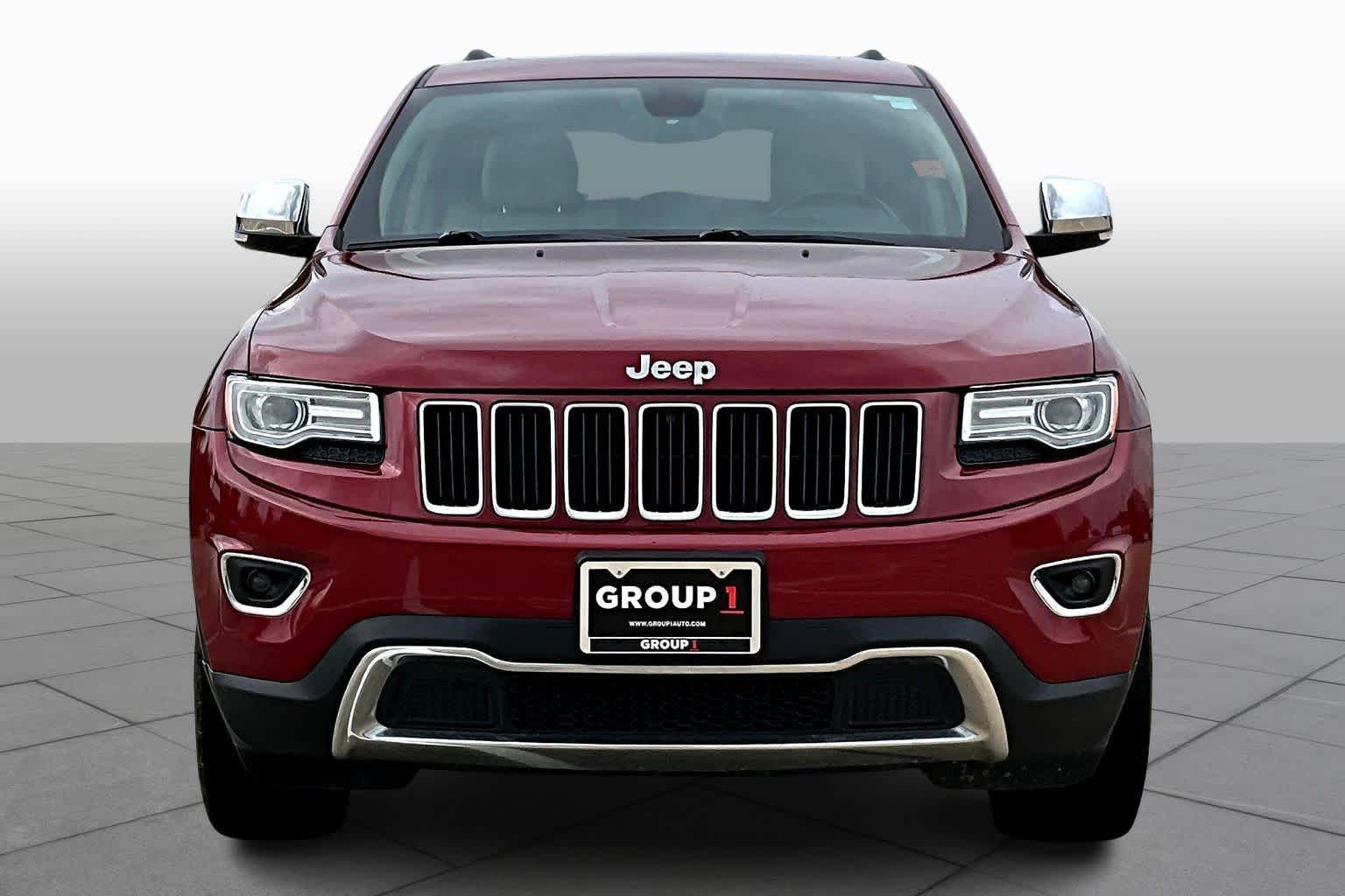 2015 Jeep Grand Cherokee Limited Deep Cherry Red Crystal Pearlcoat at Beck & Masten Kia