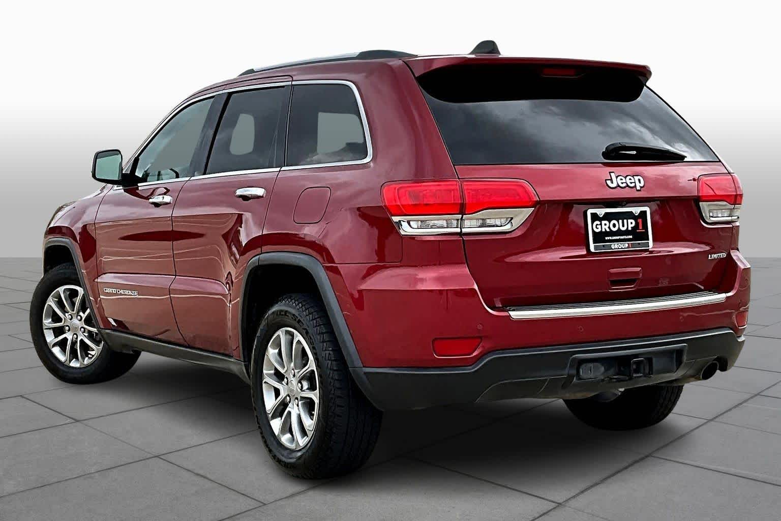 2015 Jeep Grand Cherokee Limited Deep Cherry Red Crystal Pearlcoat at Beck & Masten Kia