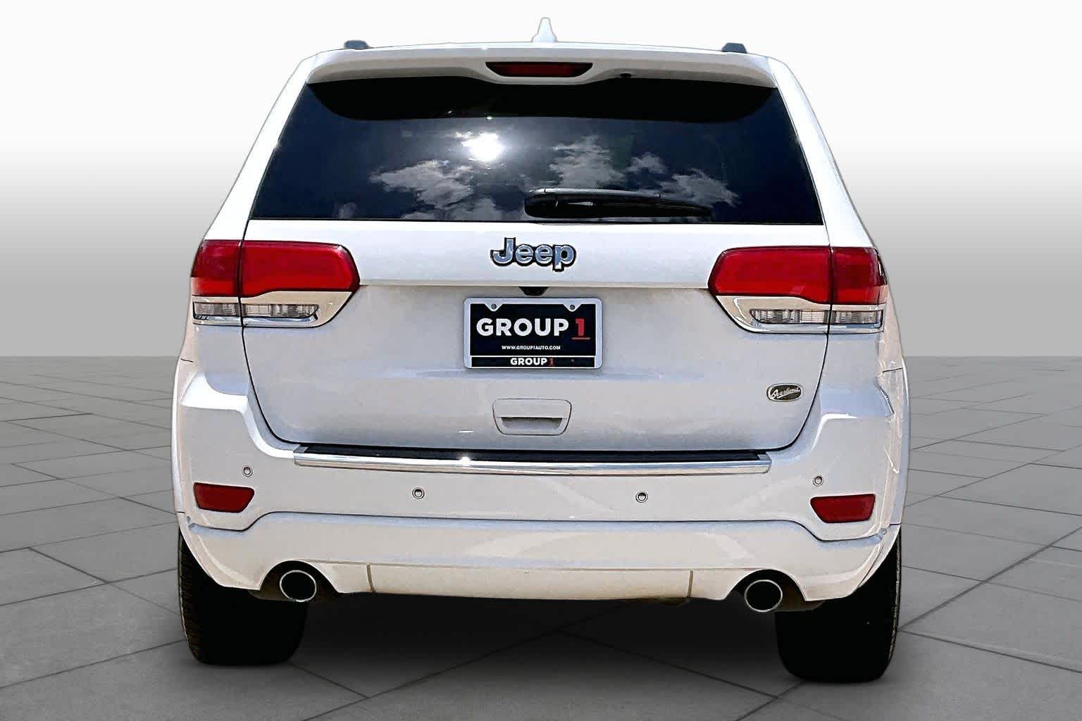 2020 Jeep Grand Cherokee Overland Bright White Clearcoat at AutoNation USA Houston