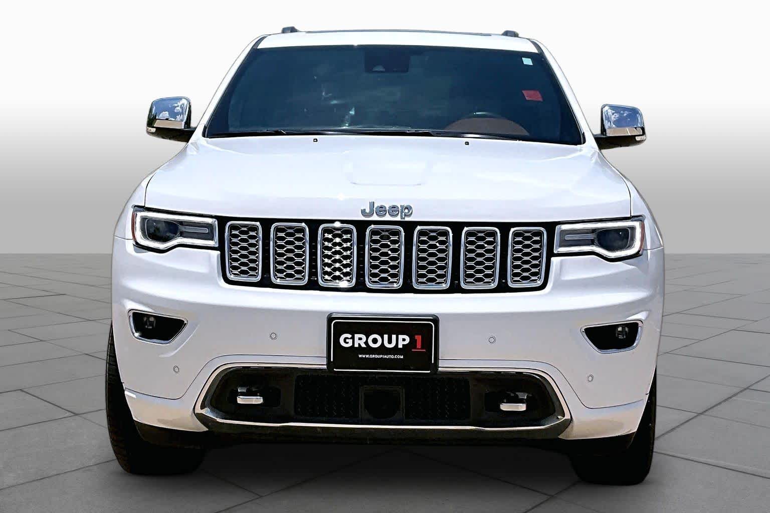 2020 Jeep Grand Cherokee Overland Bright White Clearcoat at AutoNation USA Houston