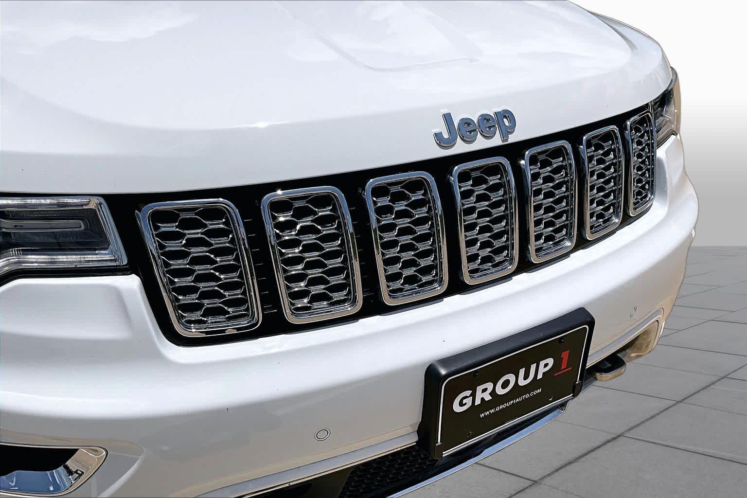 2020 Jeep Grand Cherokee Overland Bright White Clearcoat at AutoNation USA Houston