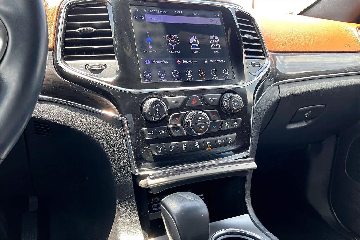 2020 Jeep Grand Cherokee Overland Bright White Clearcoat at AutoNation USA Houston