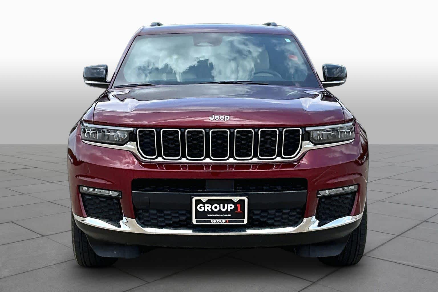 2024 Jeep Grand Cherokee L Limited Velvet Red Pearlcoat at Beck & Masten Kia