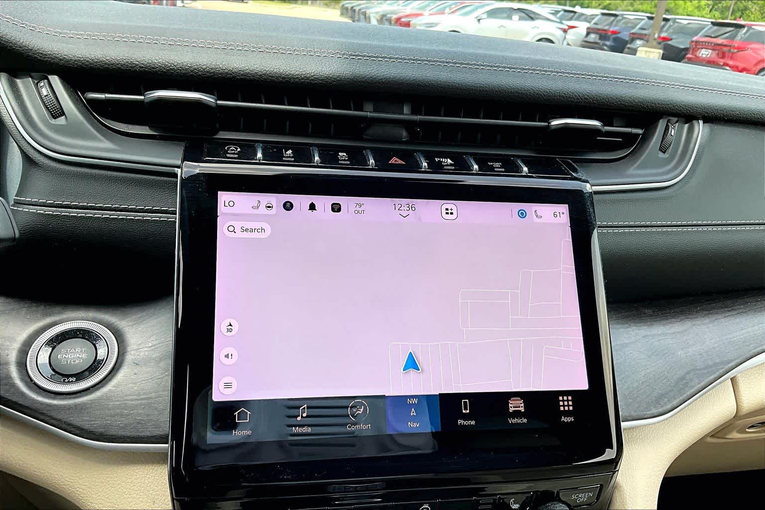 2024 Jeep Grand Cherokee L Limited Velvet Red Pearlcoat at Beck & Masten Kia