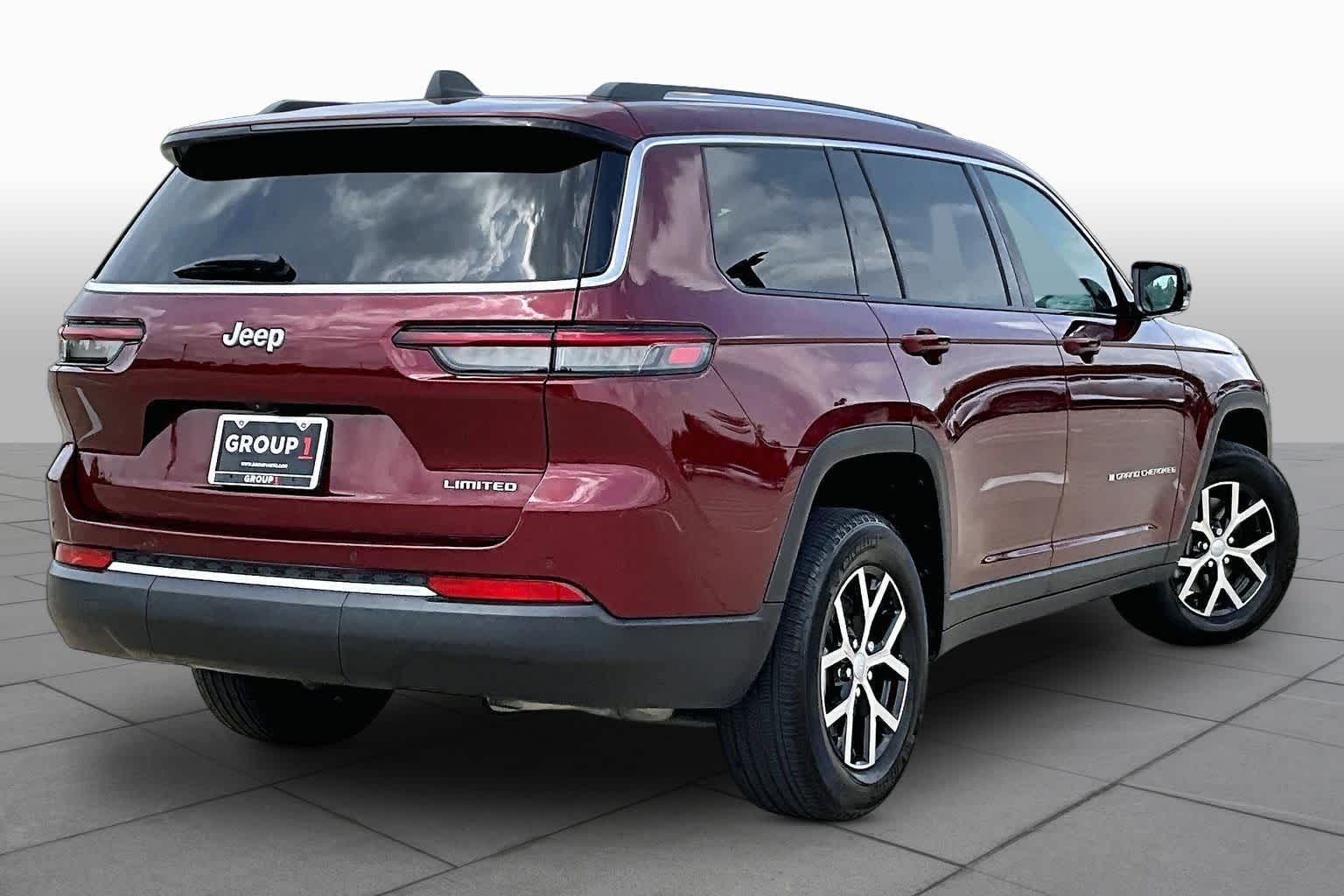 2024 Jeep Grand Cherokee L Limited Velvet Red Pearlcoat at Beck & Masten Kia