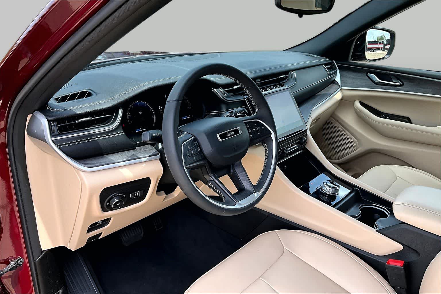 2024 Jeep Grand Cherokee L Limited Velvet Red Pearlcoat at Beck & Masten Kia