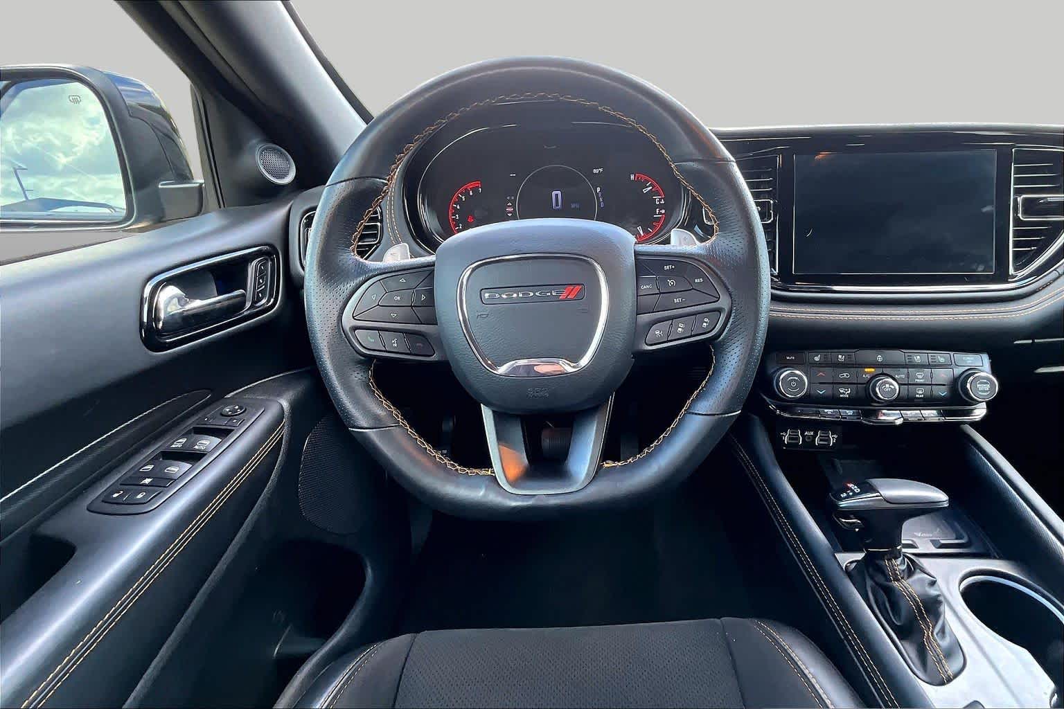 2023 Dodge Durango Hemi Orange Destroyer Gray Clearcoat at AutoNation Chrysler Jeep Dodge Ram Spring