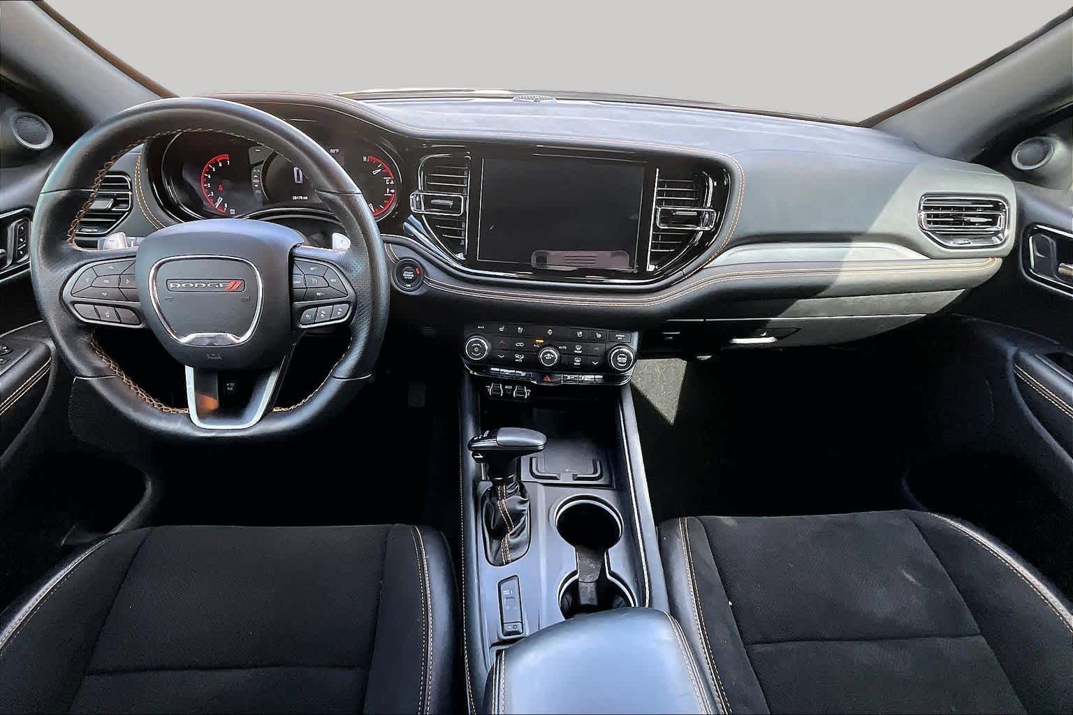 2023 Dodge Durango Hemi Orange Destroyer Gray Clearcoat at AutoNation Chrysler Jeep Dodge Ram Spring