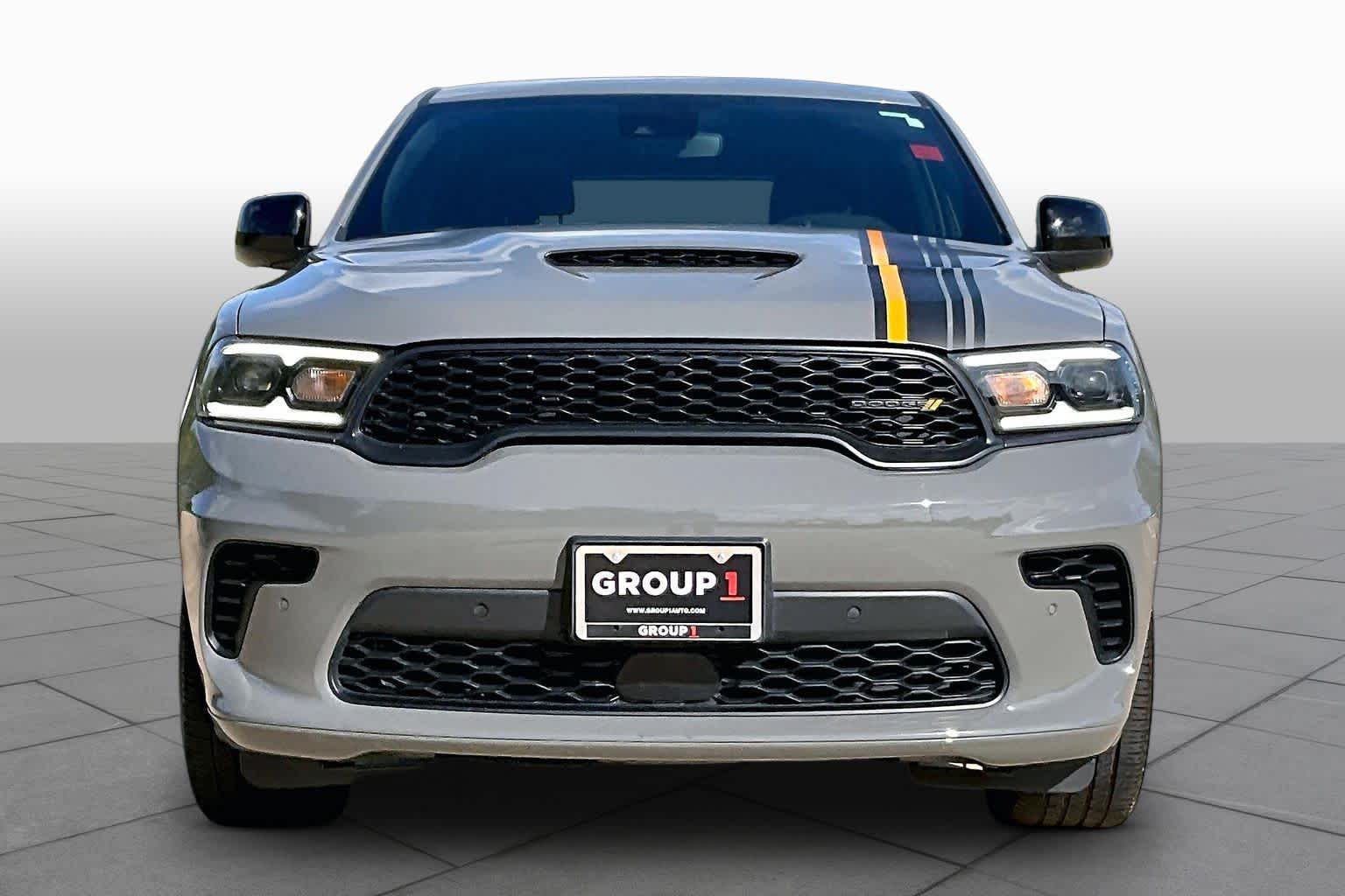 2023 Dodge Durango Hemi Orange Destroyer Gray Clearcoat at AutoNation Chrysler Jeep Dodge Ram Spring