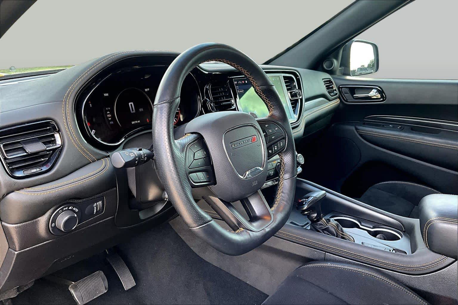 2023 Dodge Durango Hemi Orange Destroyer Gray Clearcoat at AutoNation Chrysler Jeep Dodge Ram Spring
