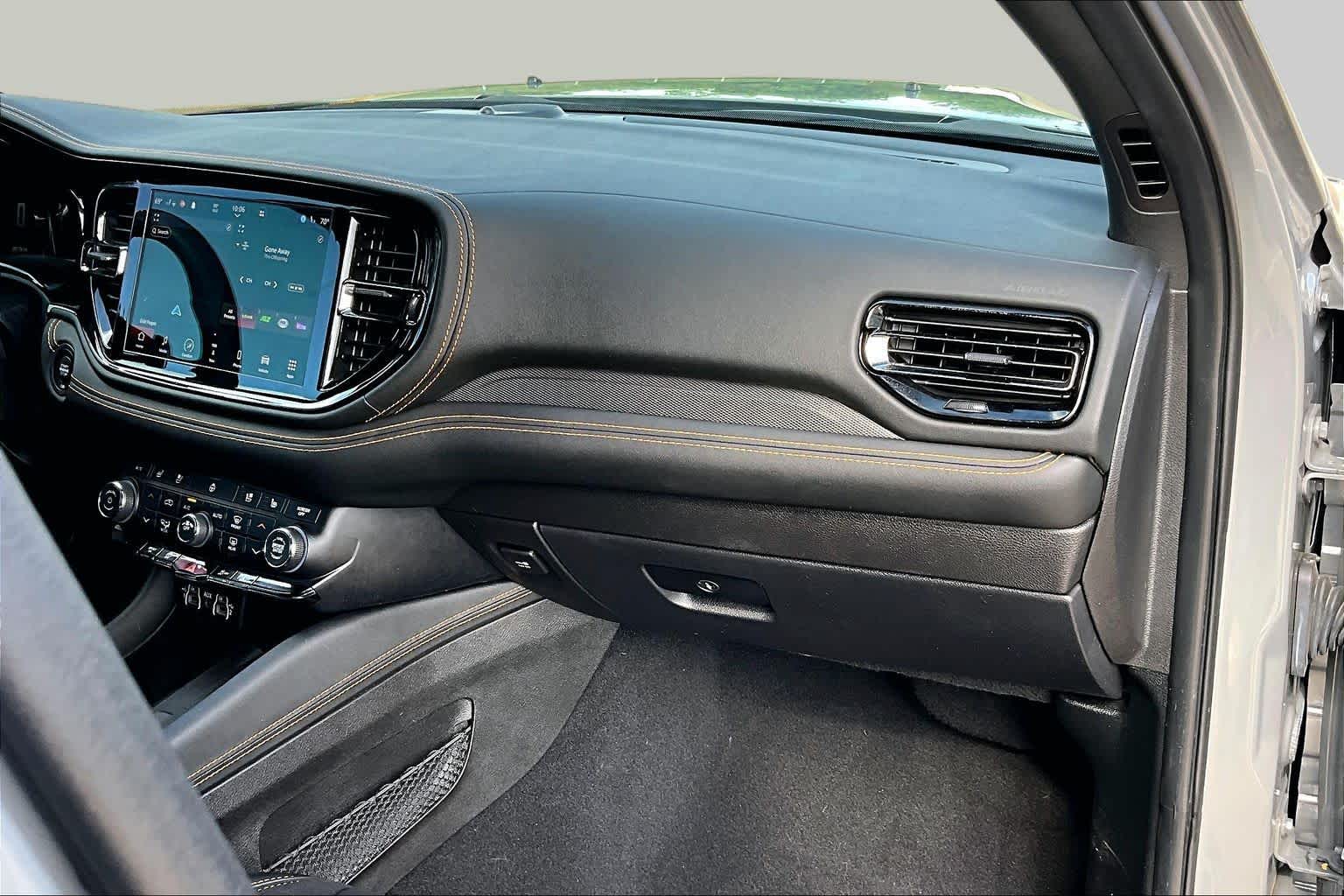 2023 Dodge Durango Hemi Orange Destroyer Gray Clearcoat at AutoNation Chrysler Jeep Dodge Ram Spring
