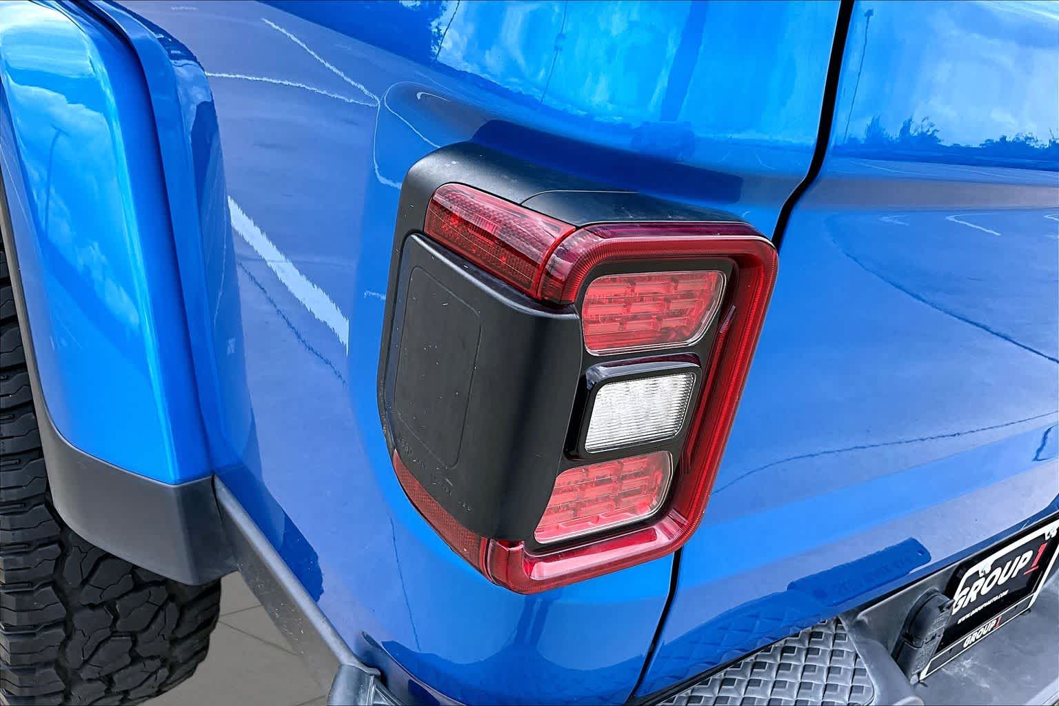 2022 Jeep Gladiator Mojave Hydro Blue Pearlcoat at Friendly Ford Crosby