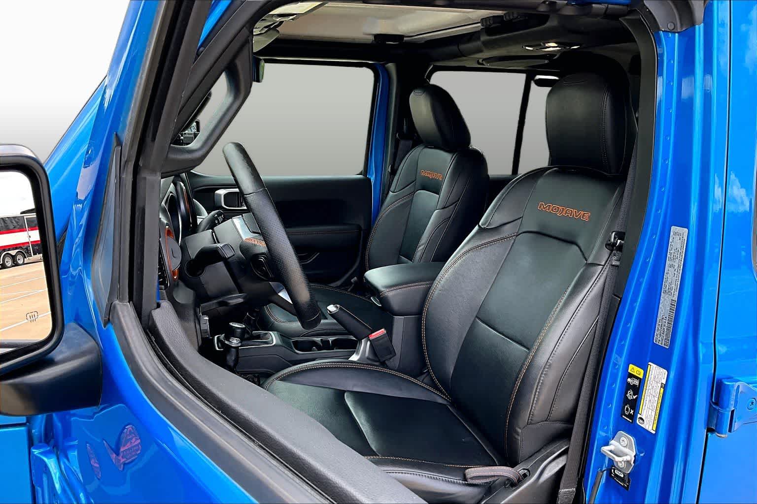 2022 Jeep Gladiator Mojave Hydro Blue Pearlcoat at Friendly Ford Crosby