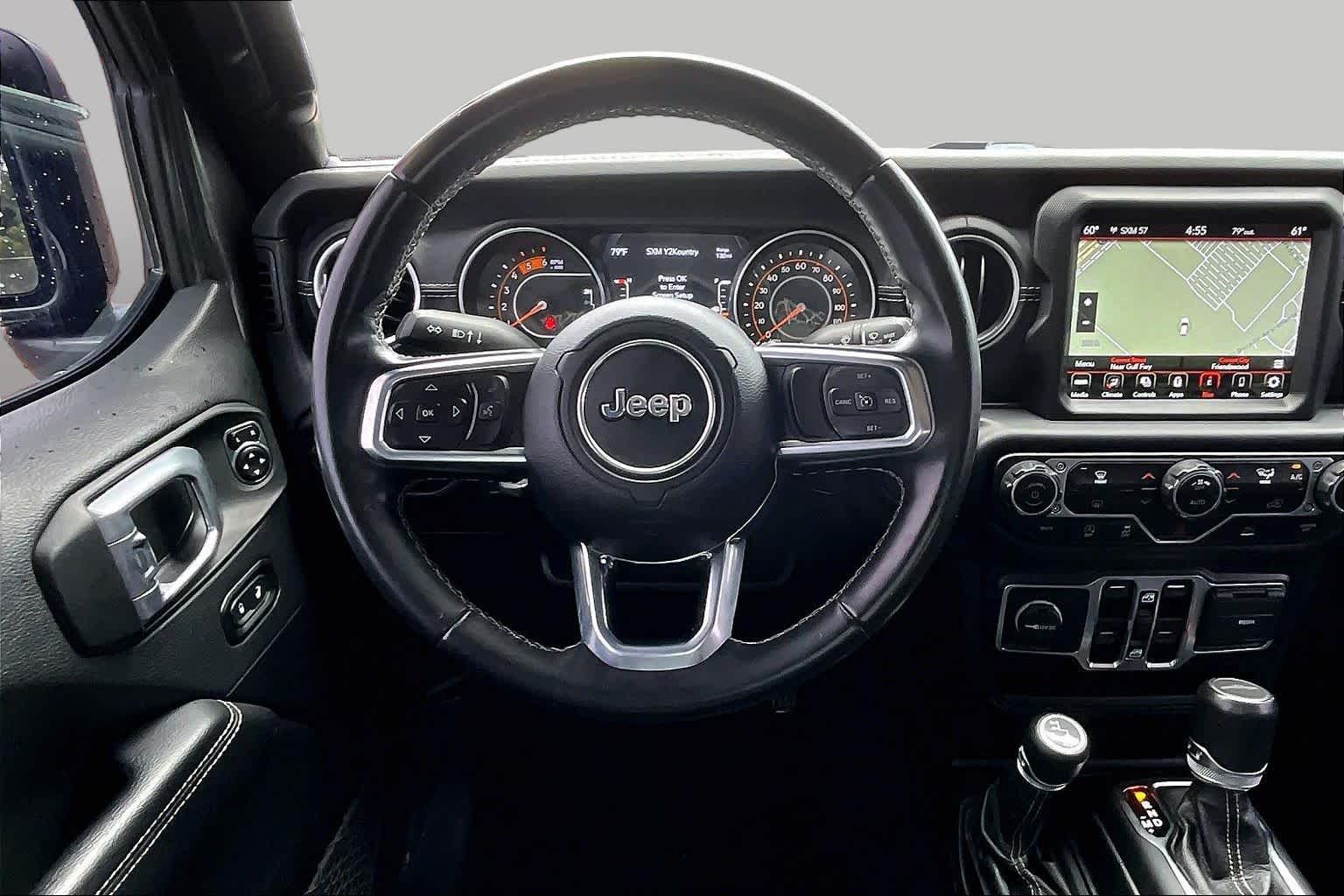2021 Jeep Gladiator Overland Granite Crystal Metallic Clearcoat at Honda of Clear Lake