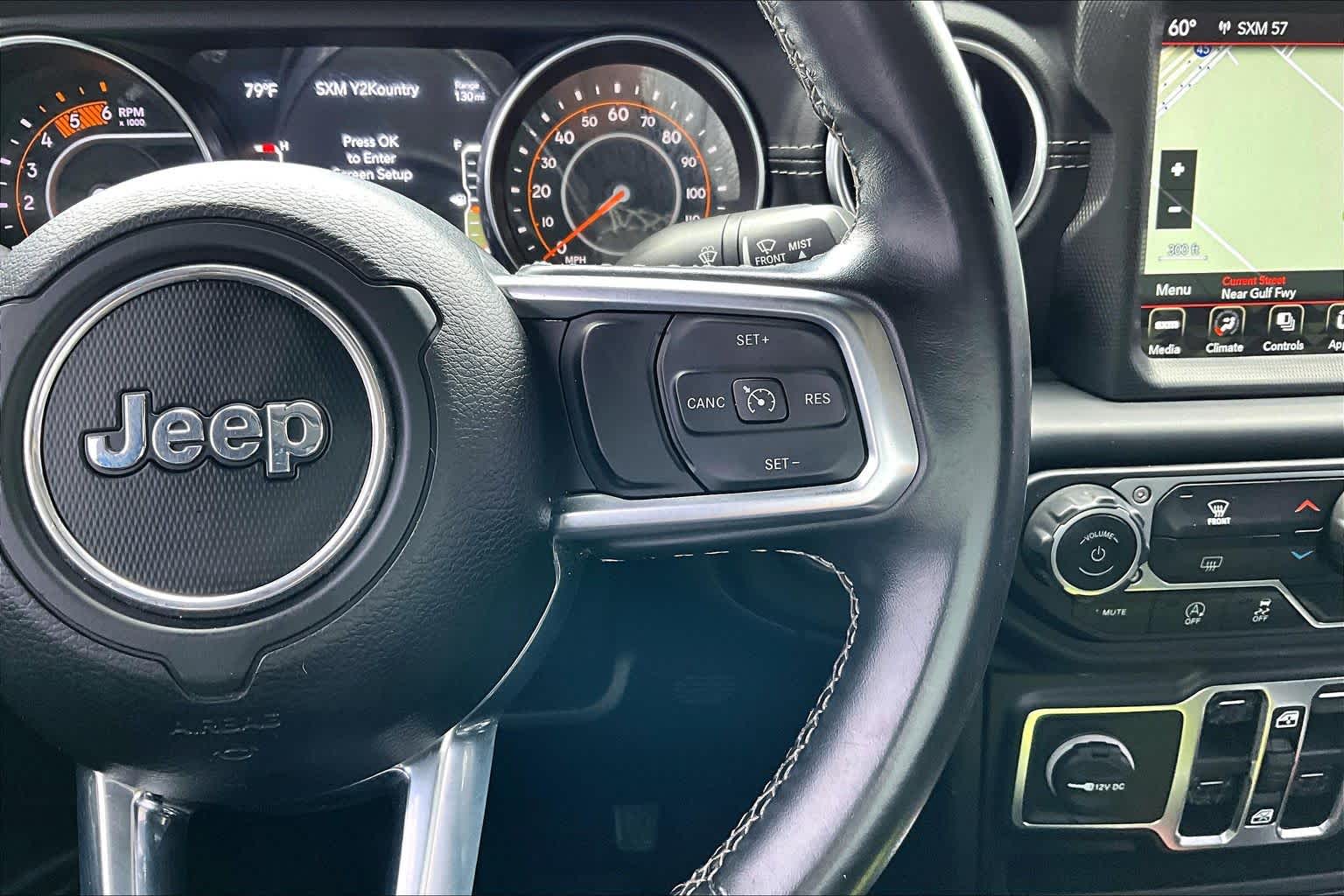 2021 Jeep Gladiator Overland Granite Crystal Metallic Clearcoat at Honda of Clear Lake