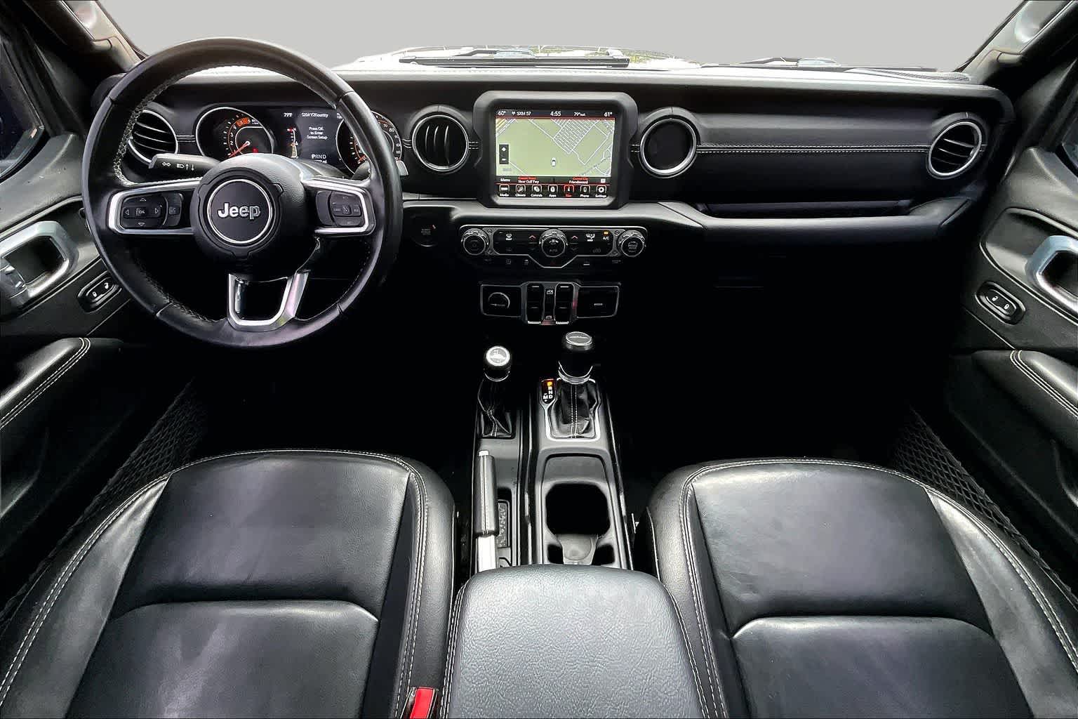 2021 Jeep Gladiator Overland Granite Crystal Metallic Clearcoat at Friendly Ford Crosby