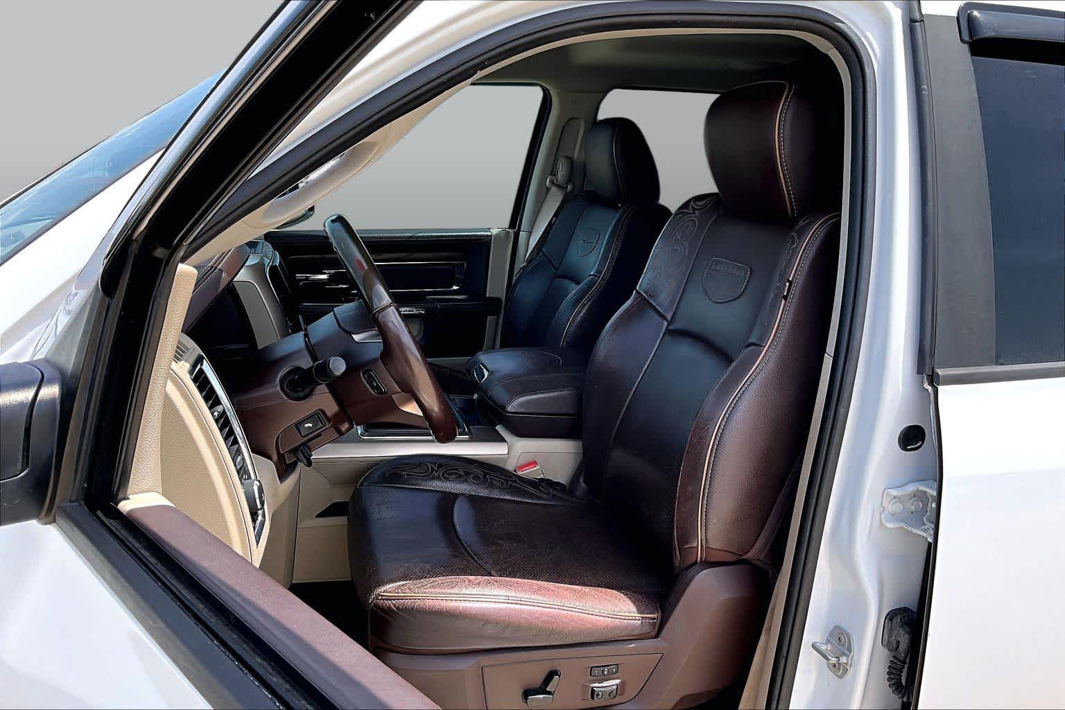 2015 Ram 1500 Laramie Longhorn Bright White Clearcoat at Davis Chevrolet