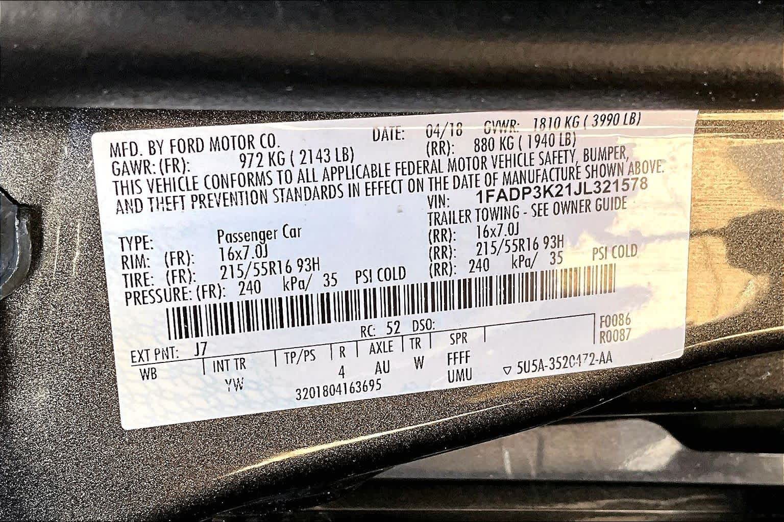 2018 Ford Focus photo 36 of 36
