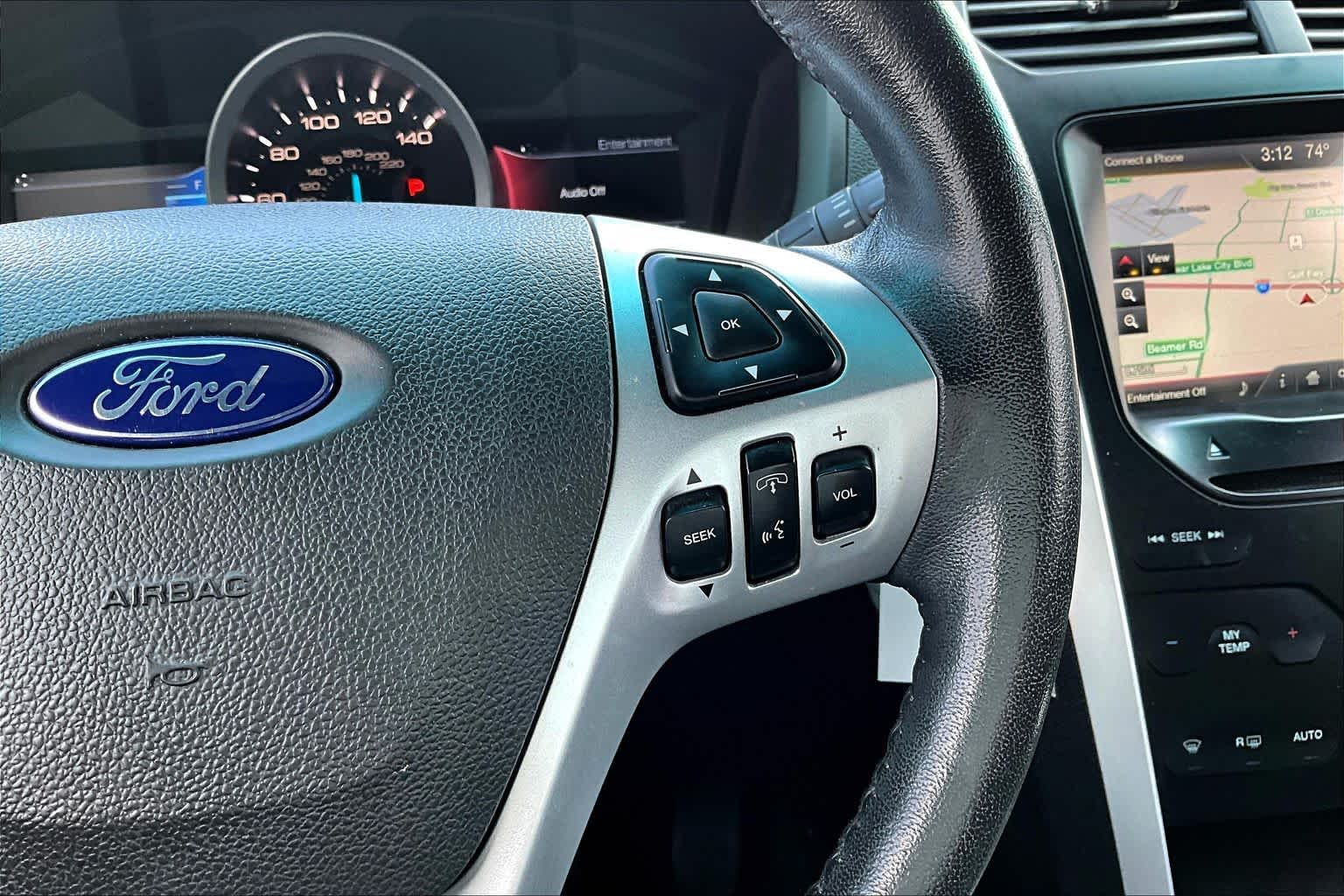 2015 Ford Explorer XLT Ingot Silver Metallic at Tomball Ford