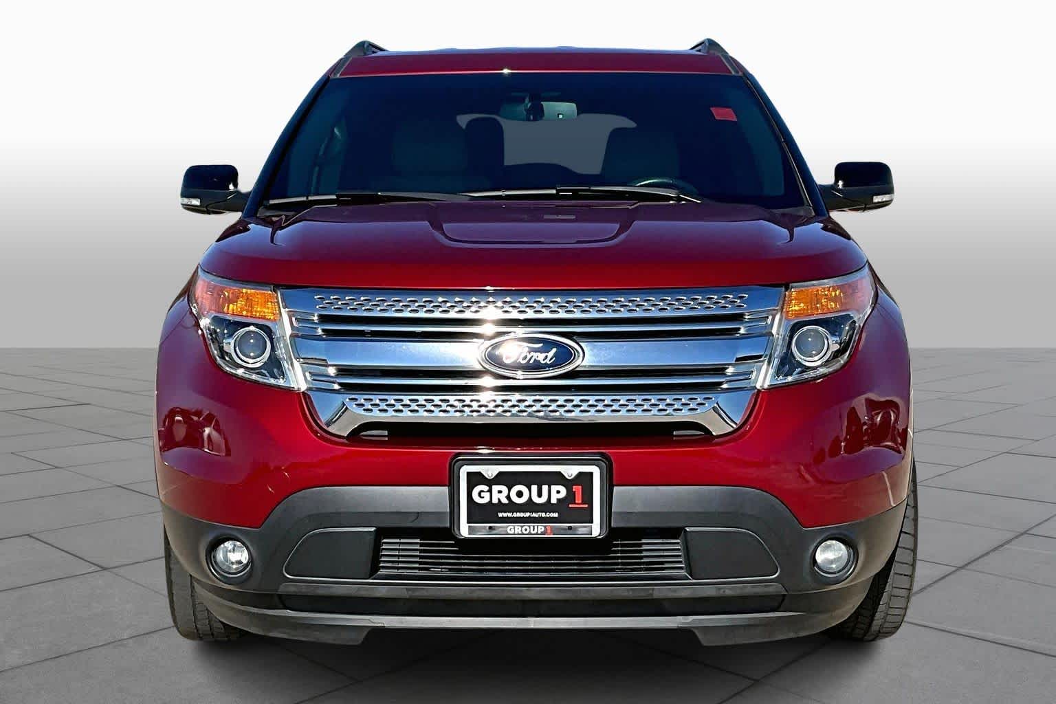 2015 Ford Explorer XLT Ruby Red Metallic Tinted Clearcoat at Tomball Ford