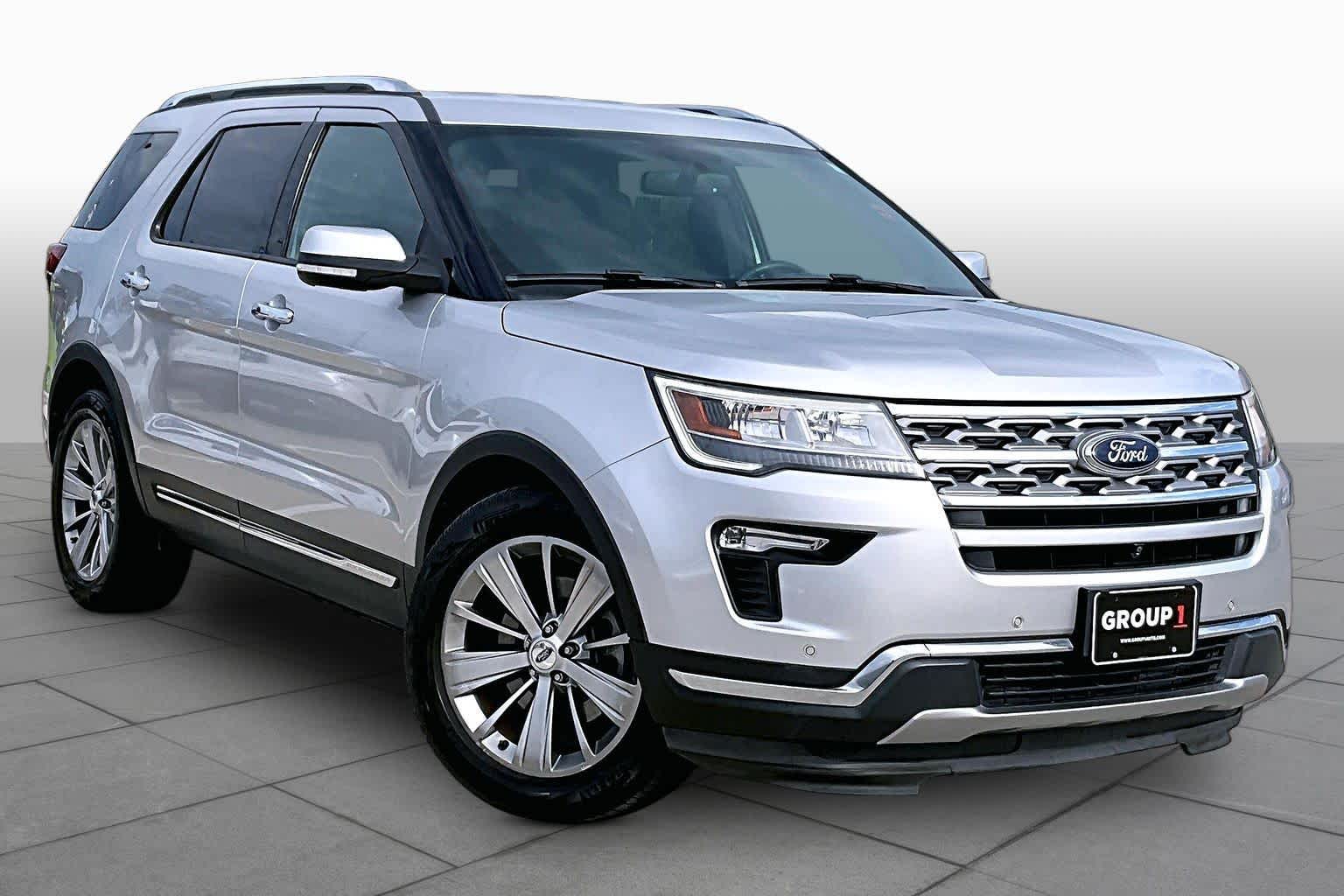 2018 Ford Explorer Limited Ingot Silver Metallic at Tomball Ford
