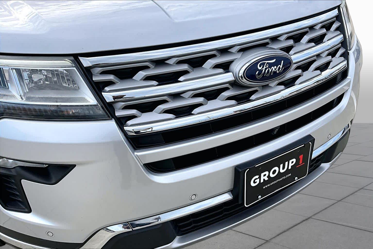 2018 Ford Explorer Limited Ingot Silver Metallic at Tomball Ford