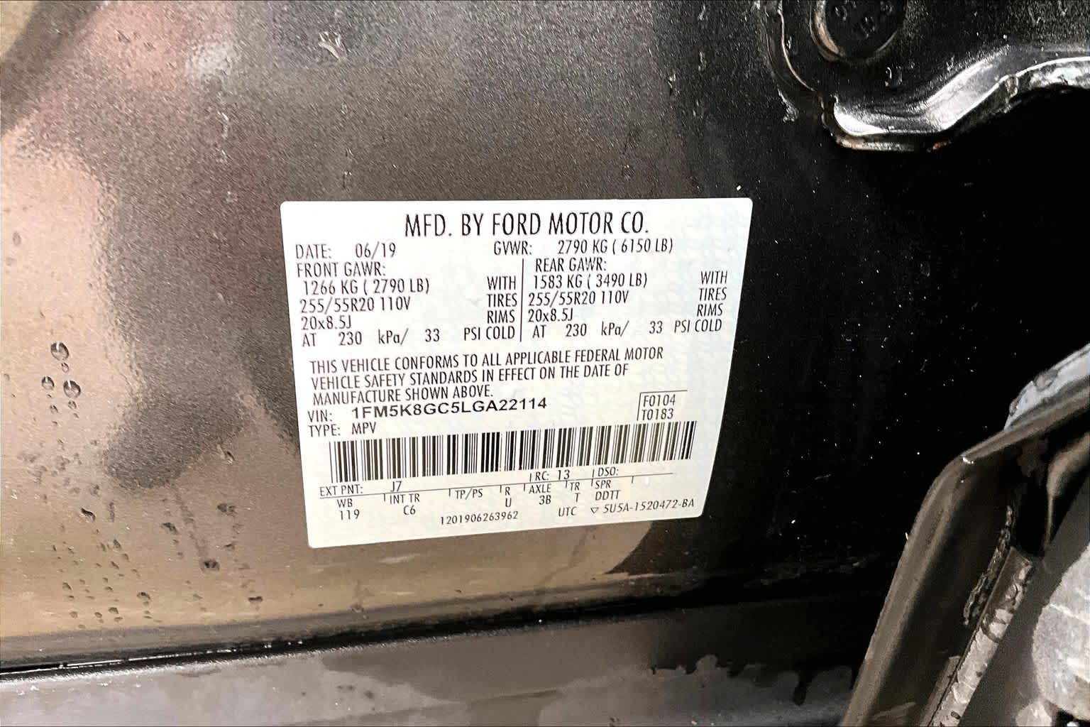 2020 Ford Explorer ST Magnetic Metallic at Tomball Ford