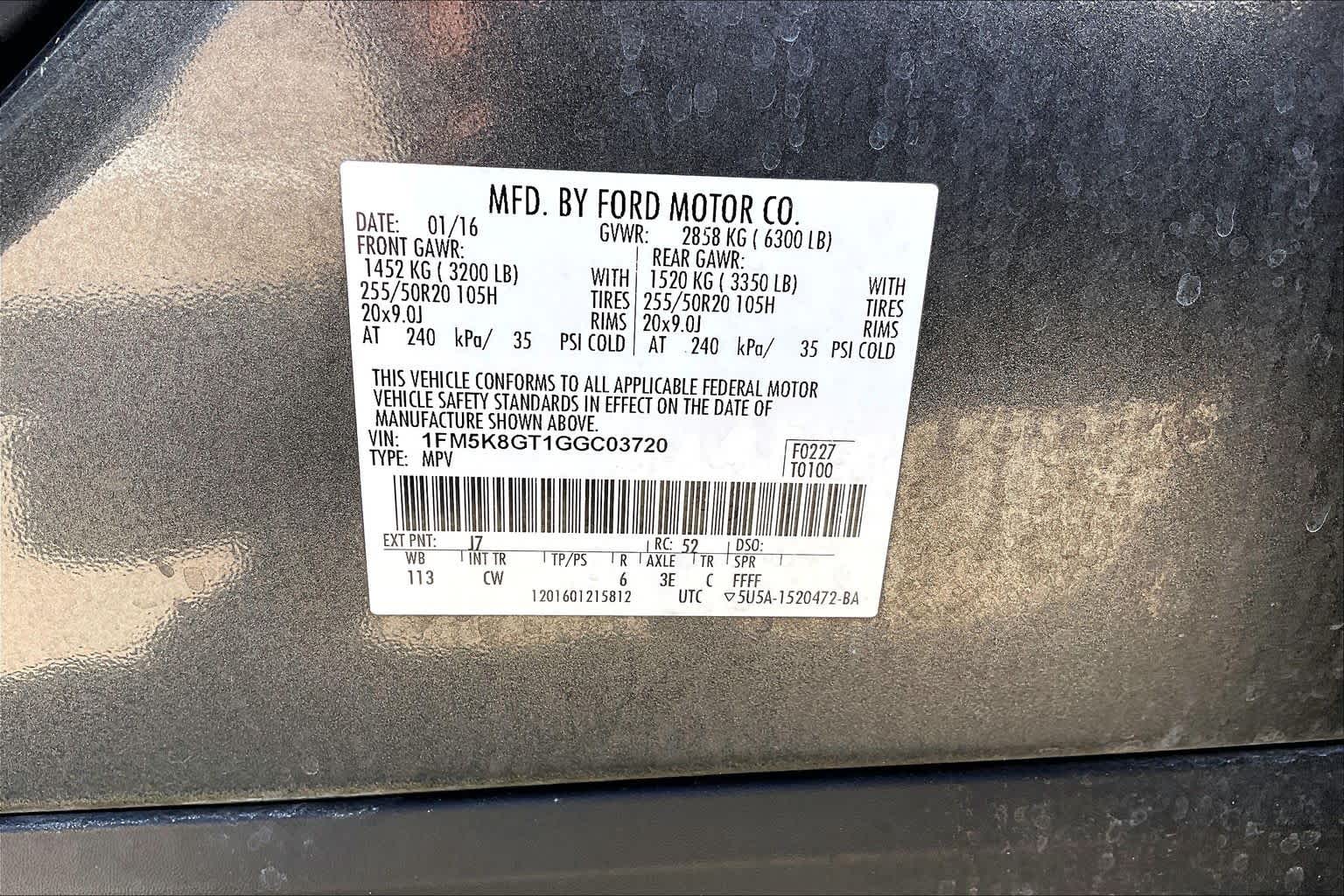 2016 Ford Explorer Sport Magnetic Metallic at Mac Haik Ford