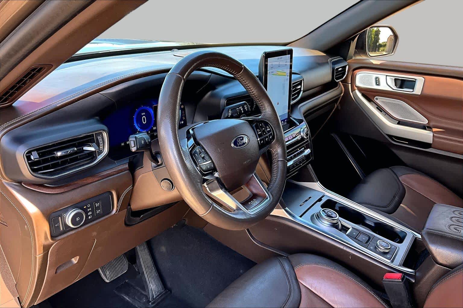 2021 Ford Explorer King Ranch Stone Gray Metallic at Helfman Ford