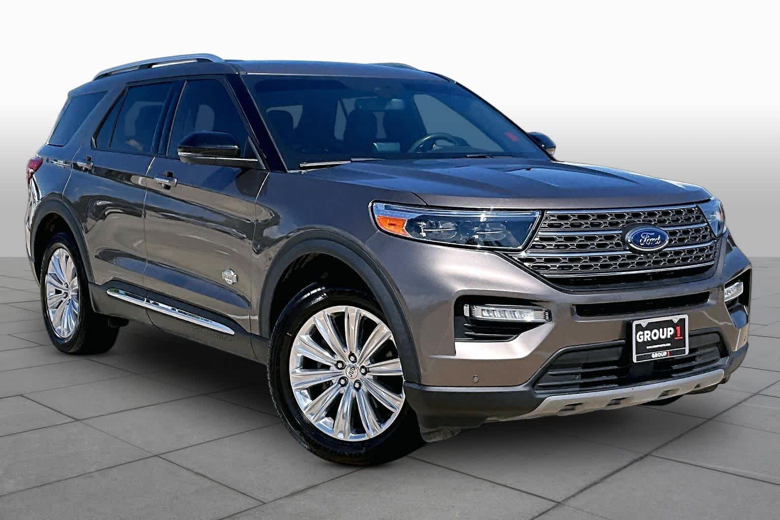 2021 Ford Explorer King Ranch Stone Gray Metallic at Helfman Ford