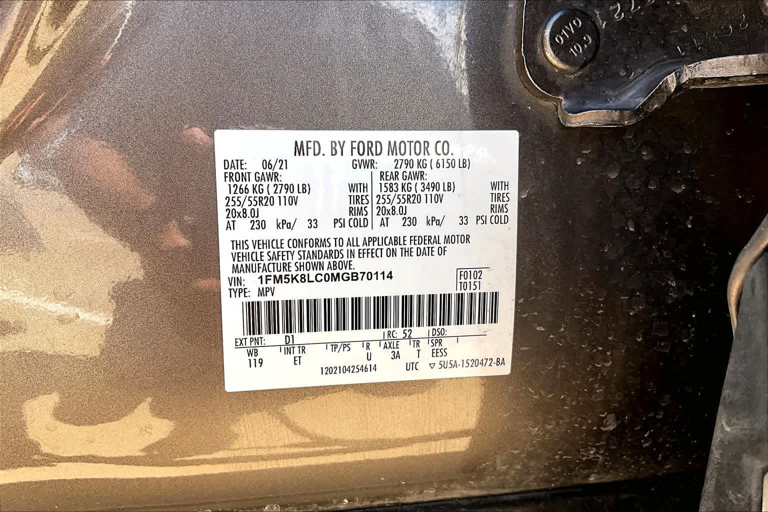2021 Ford Explorer King Ranch Stone Gray Metallic at Helfman Ford